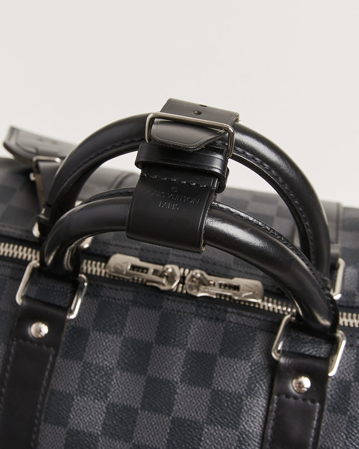 Hombres | Pre-Owned & Vintage Bags | Louis Vuitton Pre-Owned | Keepall 55 Bandouliére Damier Graphite