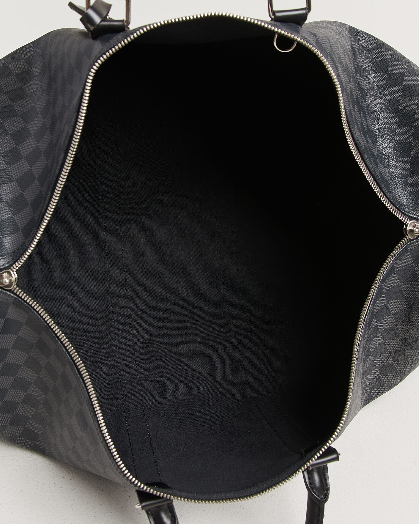 Hombres | Pre-Owned & Vintage Bags | Louis Vuitton Pre-Owned | Keepall 55 Bandouliére Damier Graphite