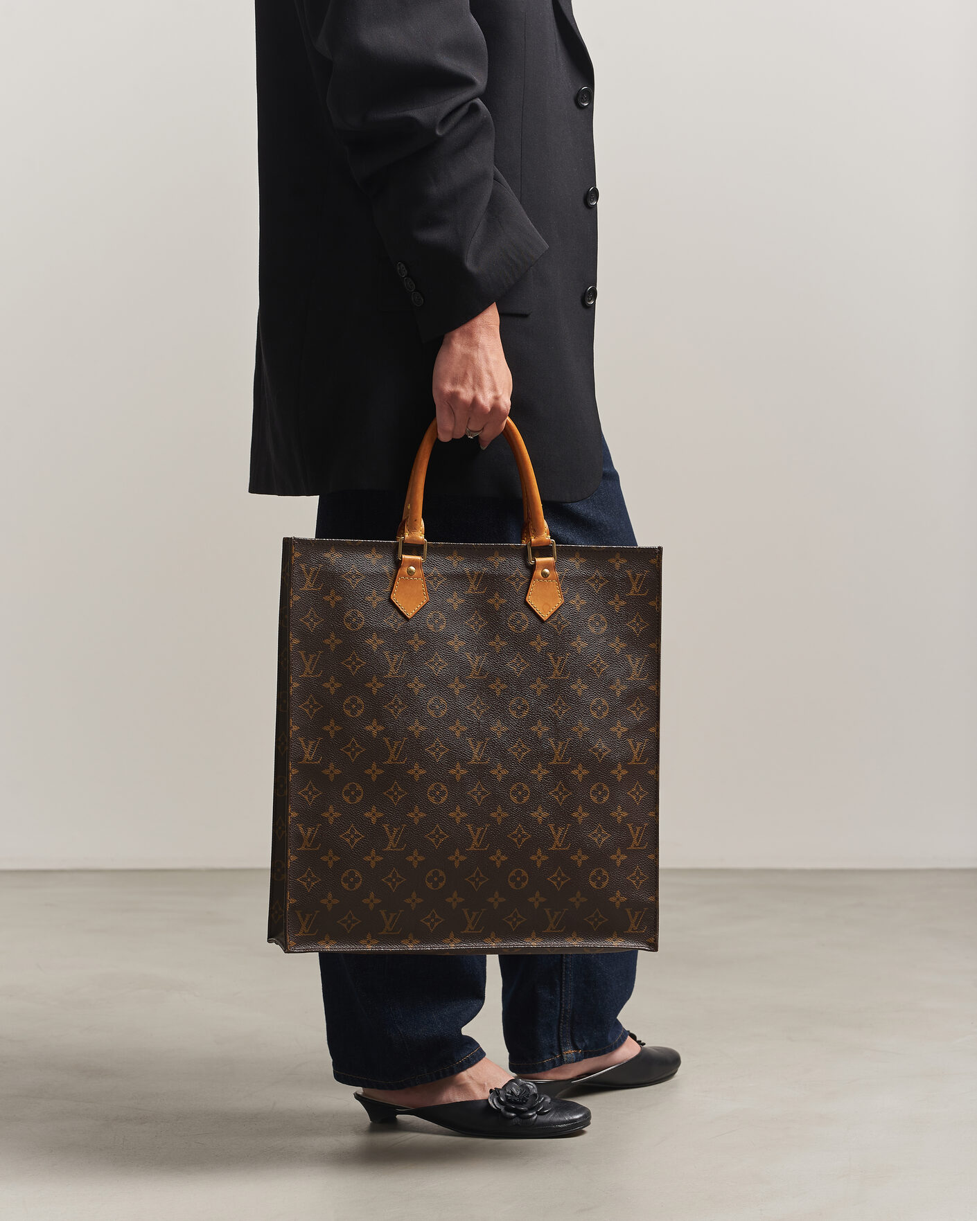 Hombres | Pre-Owned & Vintage Bags | Louis Vuitton Pre-Owned | Sac Plat Bag Monogram