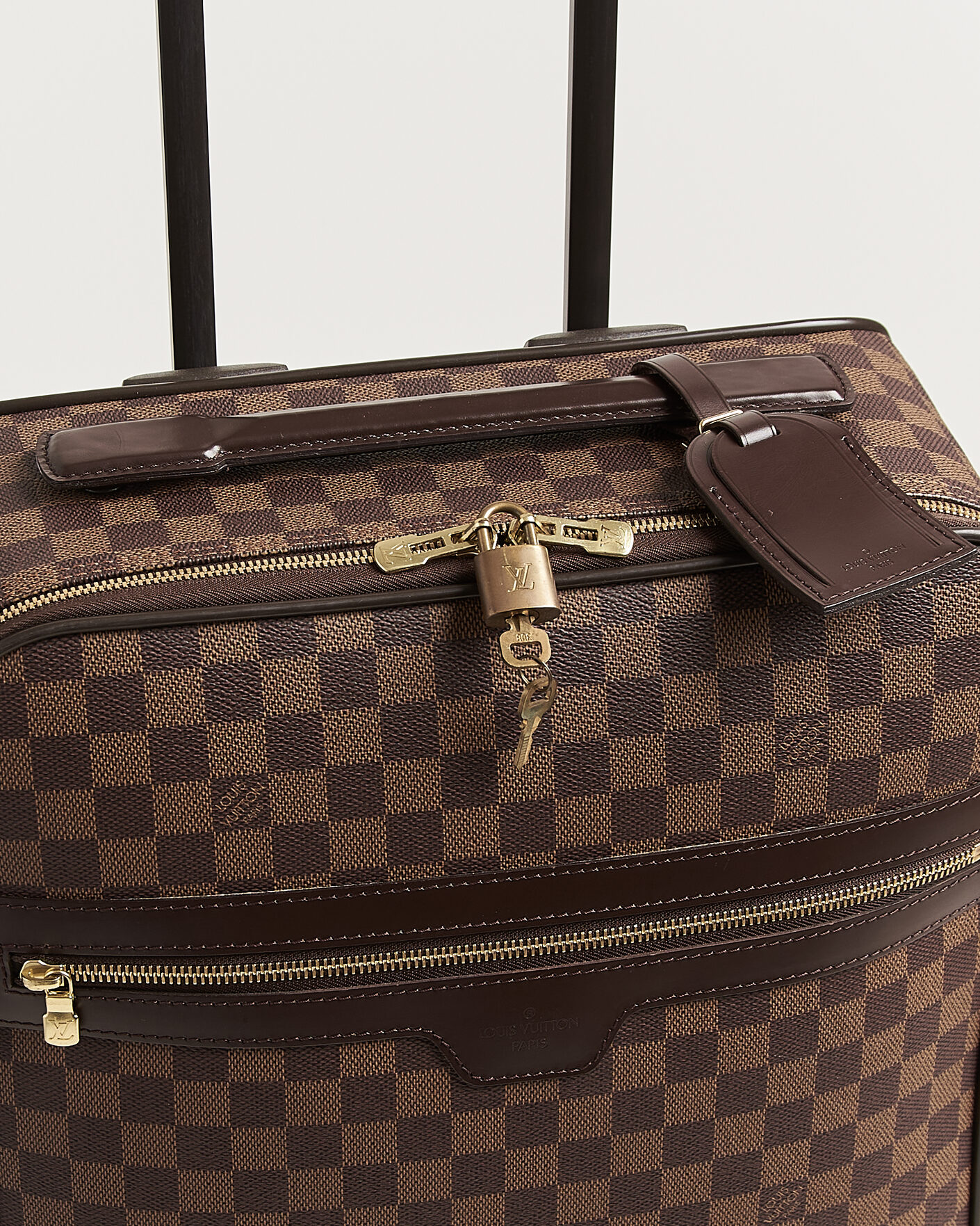 Hombres | Pre-Owned & Vintage Bags | Louis Vuitton Pre-Owned | Pegase 45 Trolley Case Damier Ebene