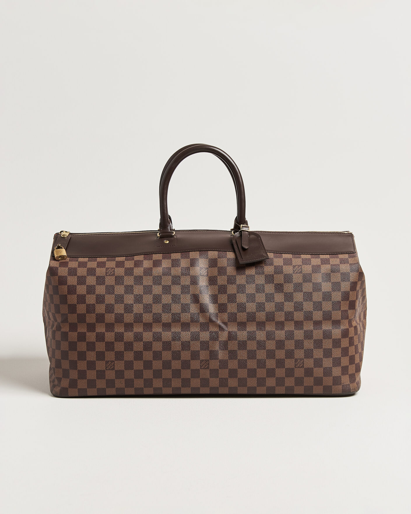 Hombres | Pre-Owned & Vintage Bags | Louis Vuitton Pre-Owned | Greenwich GM Travel Bag Damier Ebene