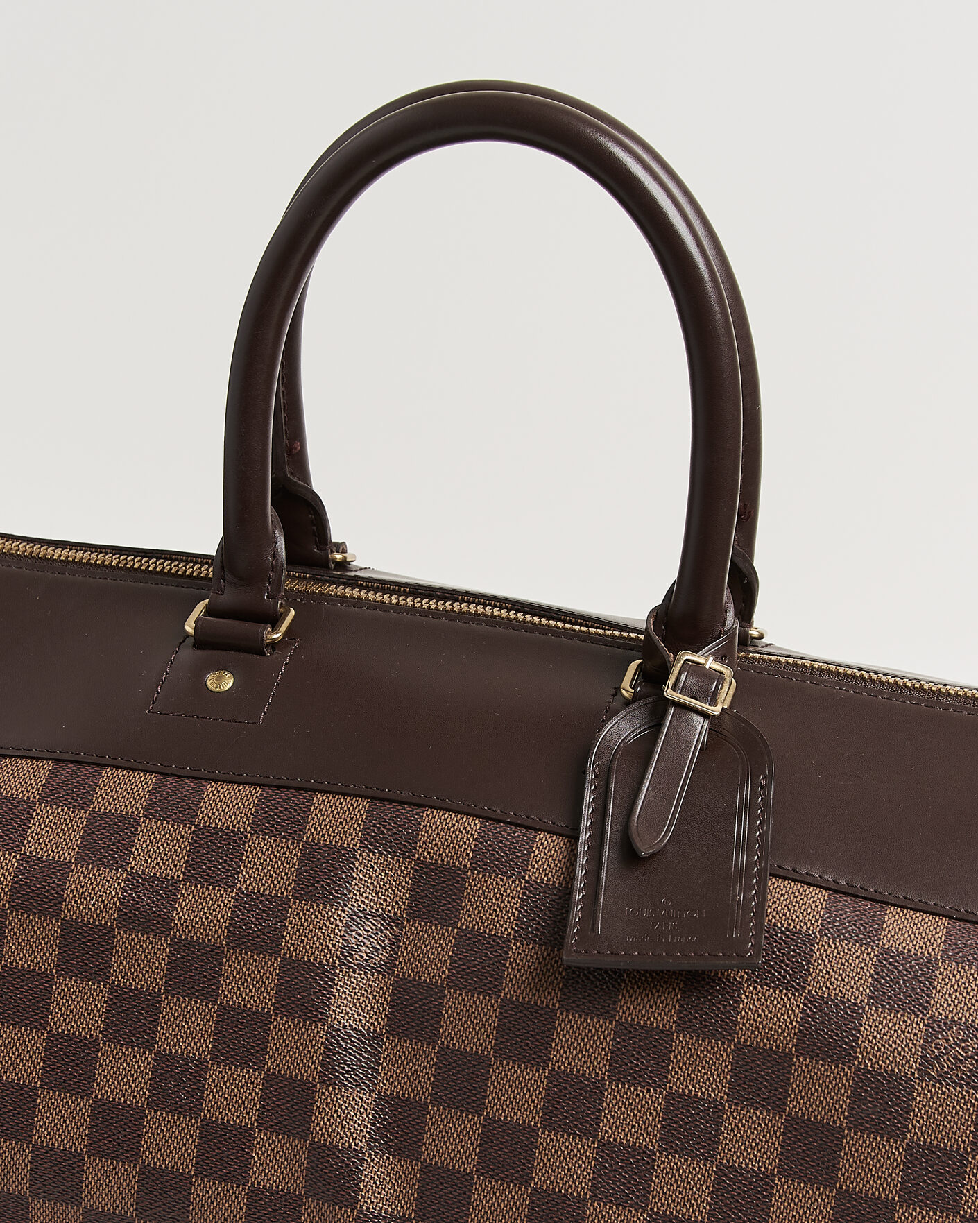 Hombres | Pre-Owned & Vintage Bags | Louis Vuitton Pre-Owned | Greenwich GM Travel Bag Damier Ebene