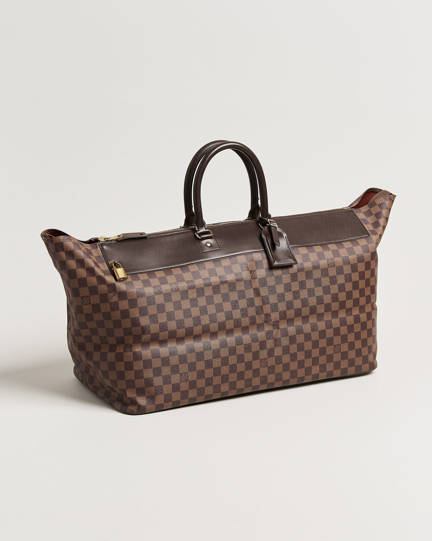 Hombres | Pre-Owned & Vintage Bags | Louis Vuitton Pre-Owned | Greenwich GM Travel Bag Damier Ebene