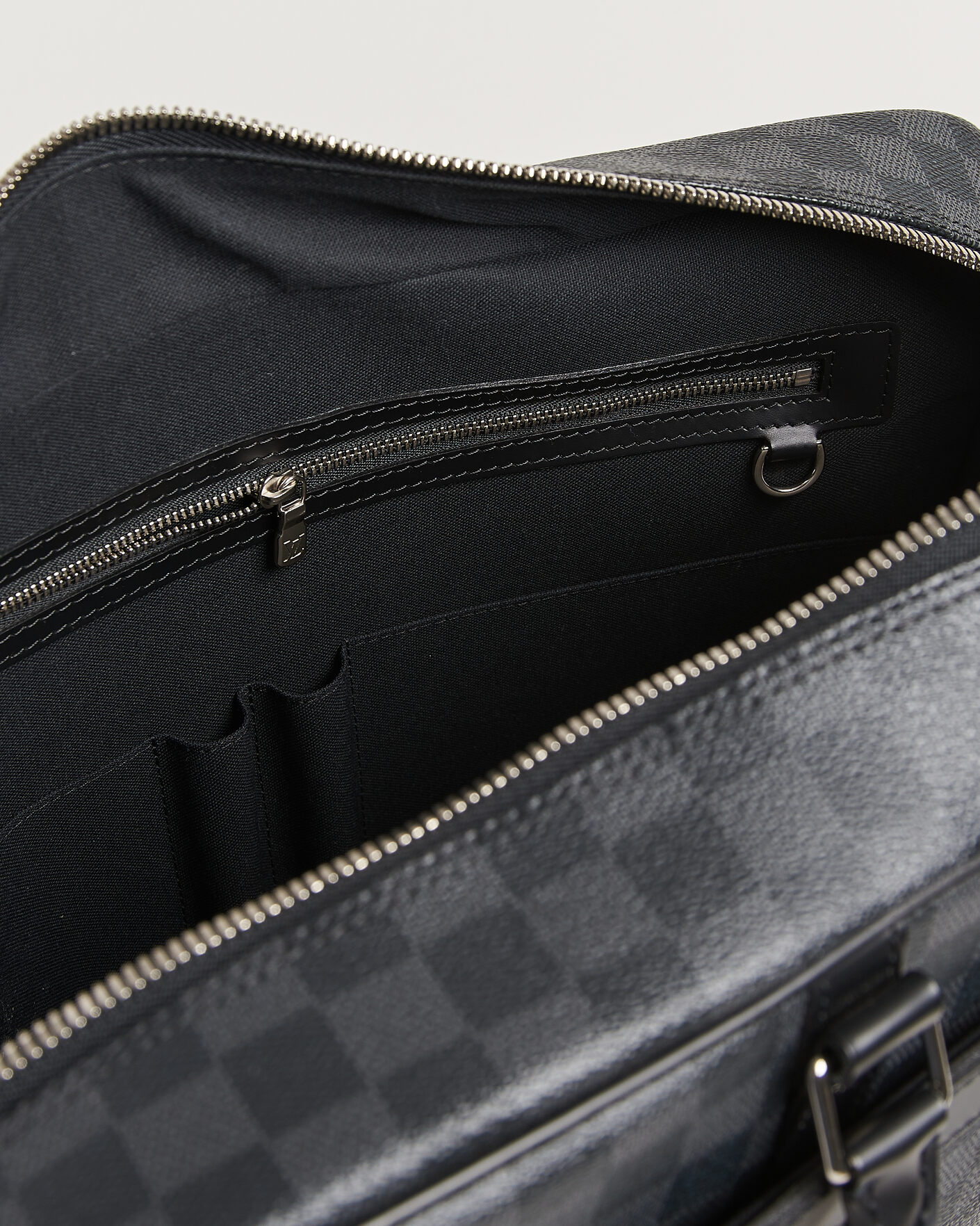 Hombres | Pre-Owned & Vintage Bags | Louis Vuitton Pre-Owned | Porte Documents Voyage Damier Graphite