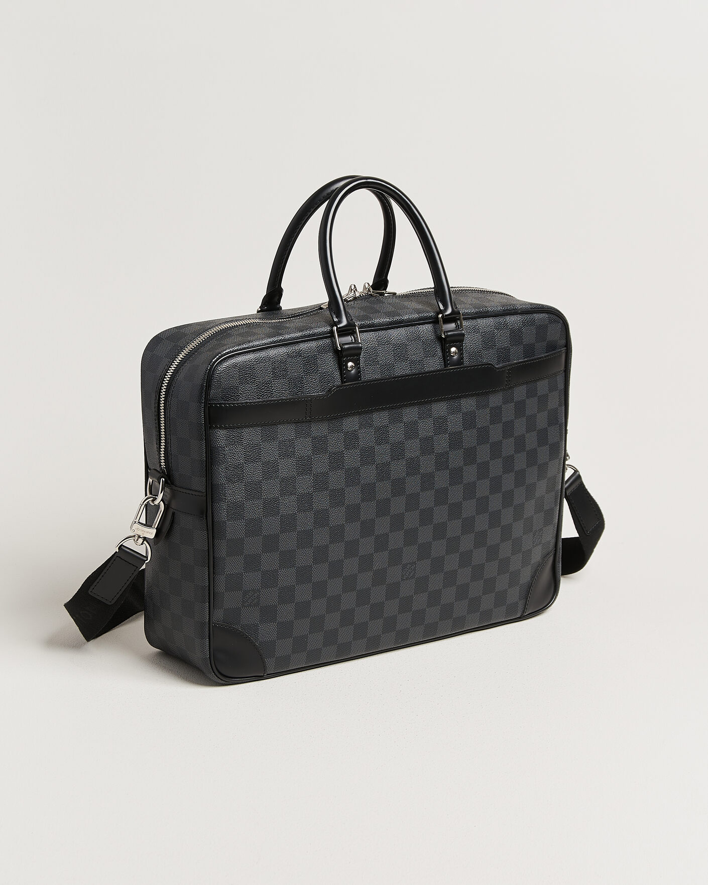 Hombres | Pre-Owned & Vintage Bags | Louis Vuitton Pre-Owned | Porte Documents Voyage Damier Graphite