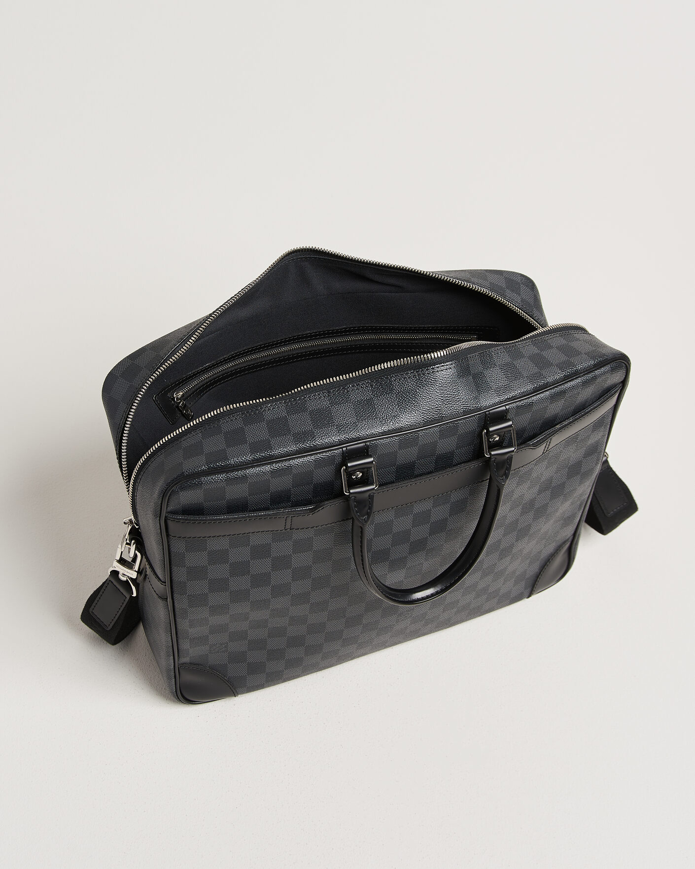 Hombres | Pre-Owned & Vintage Bags | Louis Vuitton Pre-Owned | Porte Documents Voyage Damier Graphite