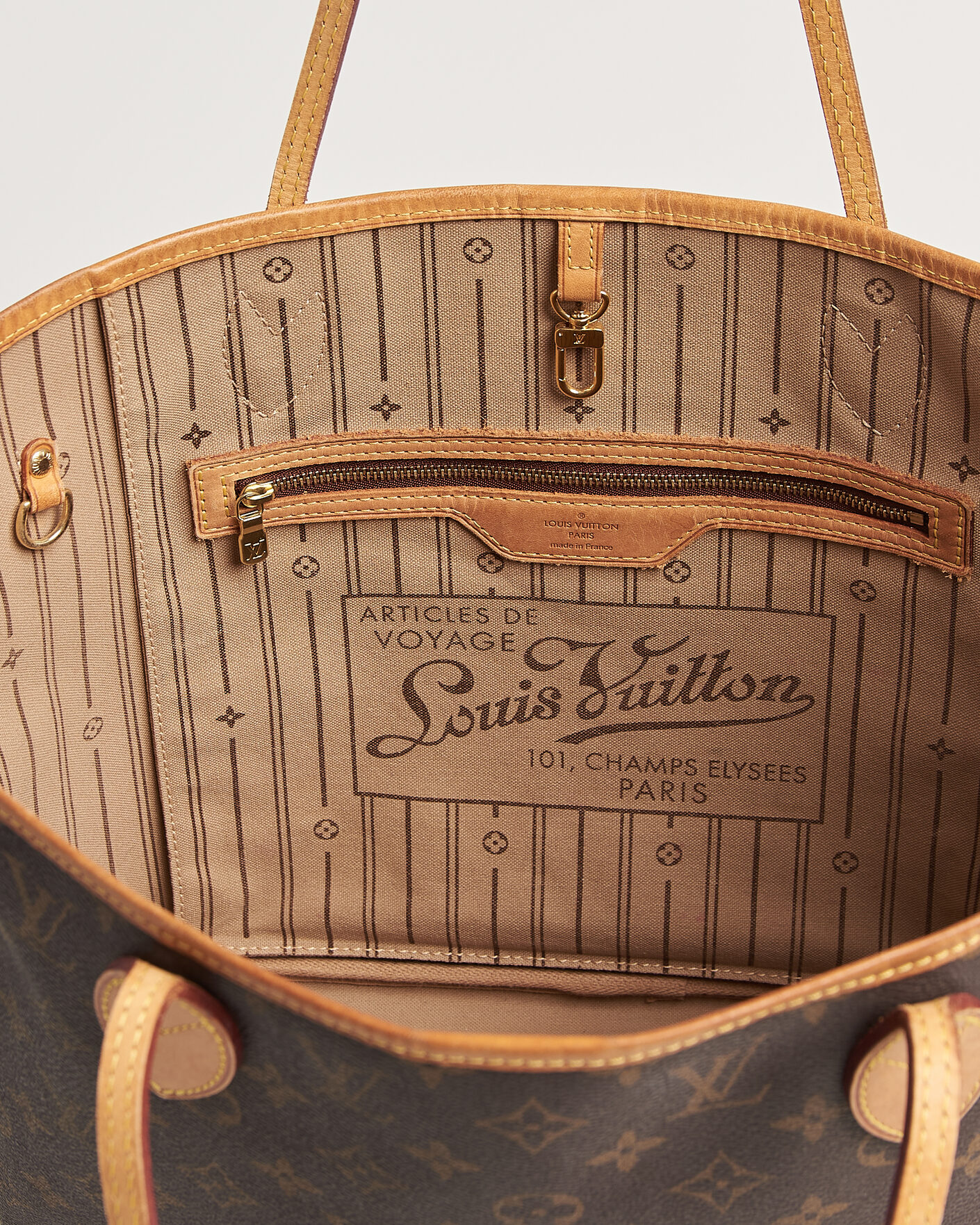 Hombres | Pre-Owned & Vintage Bags | Louis Vuitton Pre-Owned | Neverfull MM Monogram