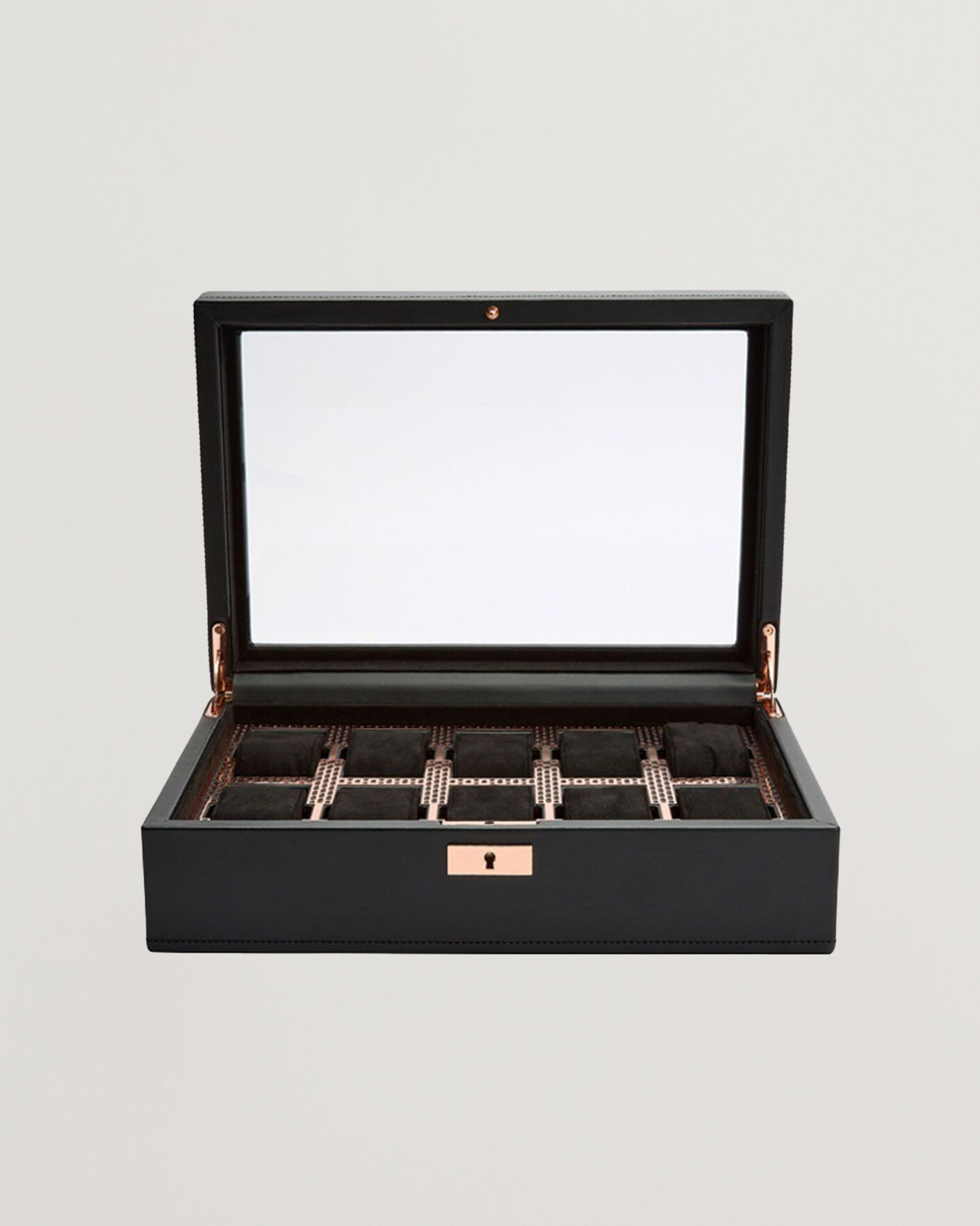 Hombres | Cajas para relojes y joyas | WOLF | Axis 10-Piece Watch Box Copper