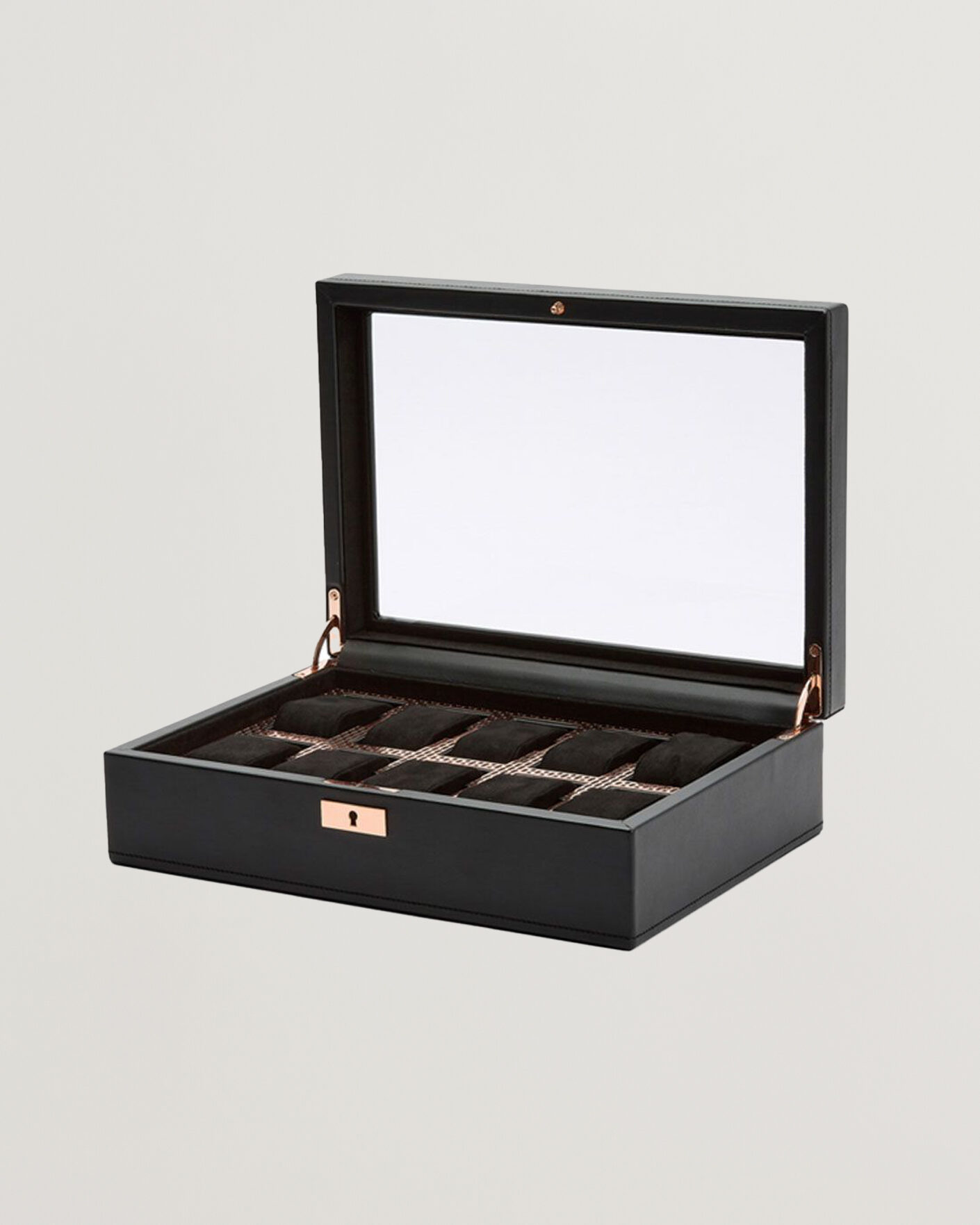 Hombres | Cajas para relojes y joyas | WOLF | Axis 10-Piece Watch Box Copper