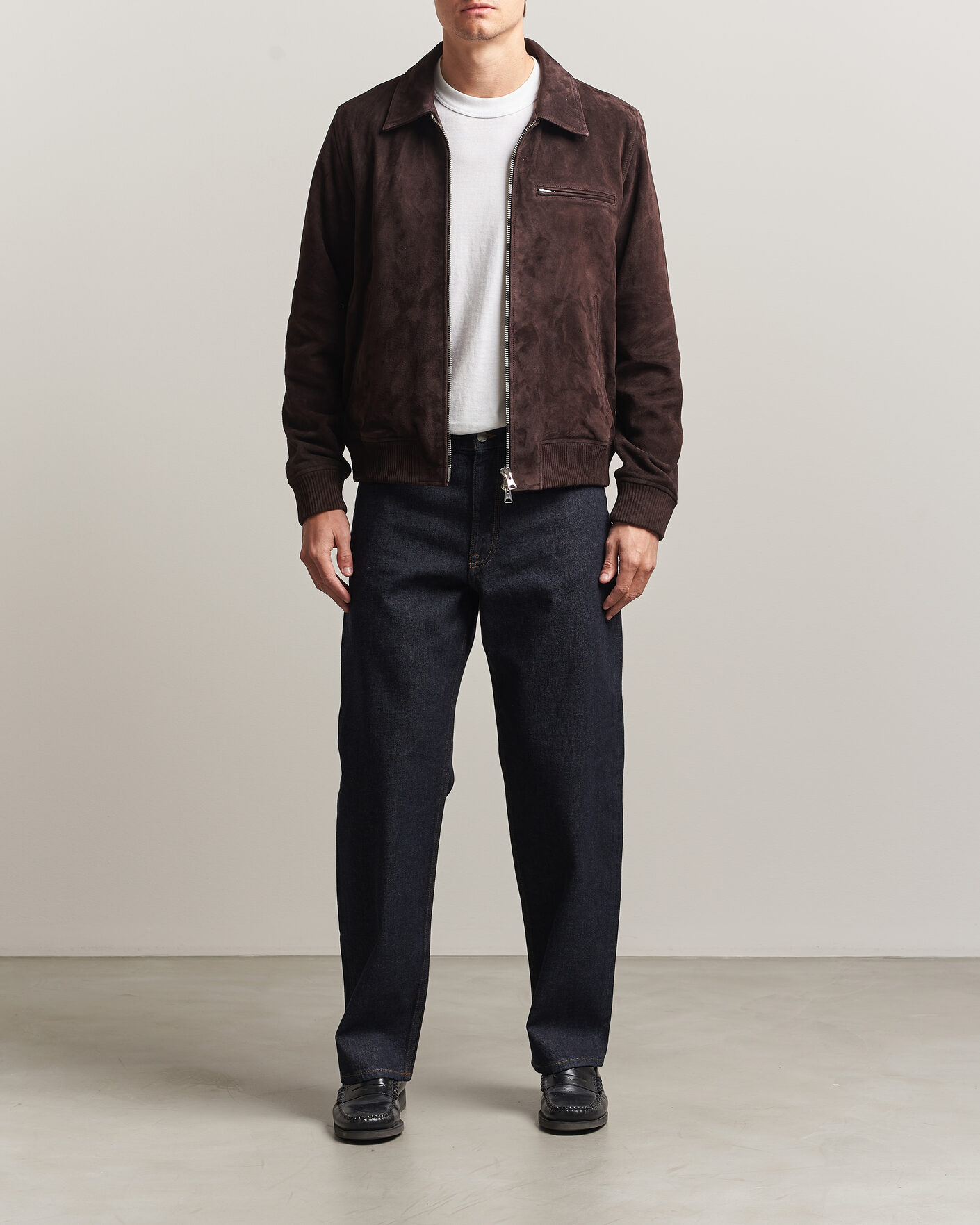 Hombres | Abrigos y chaquetas | NN07 | Owen Suede Jacket Dusky Port