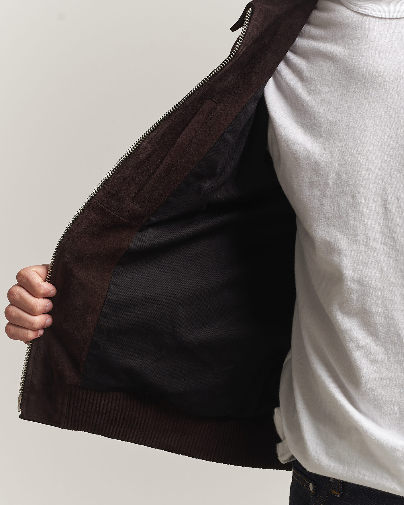 Hombres | Abrigos y chaquetas | NN07 | Owen Suede Jacket Dusky Port