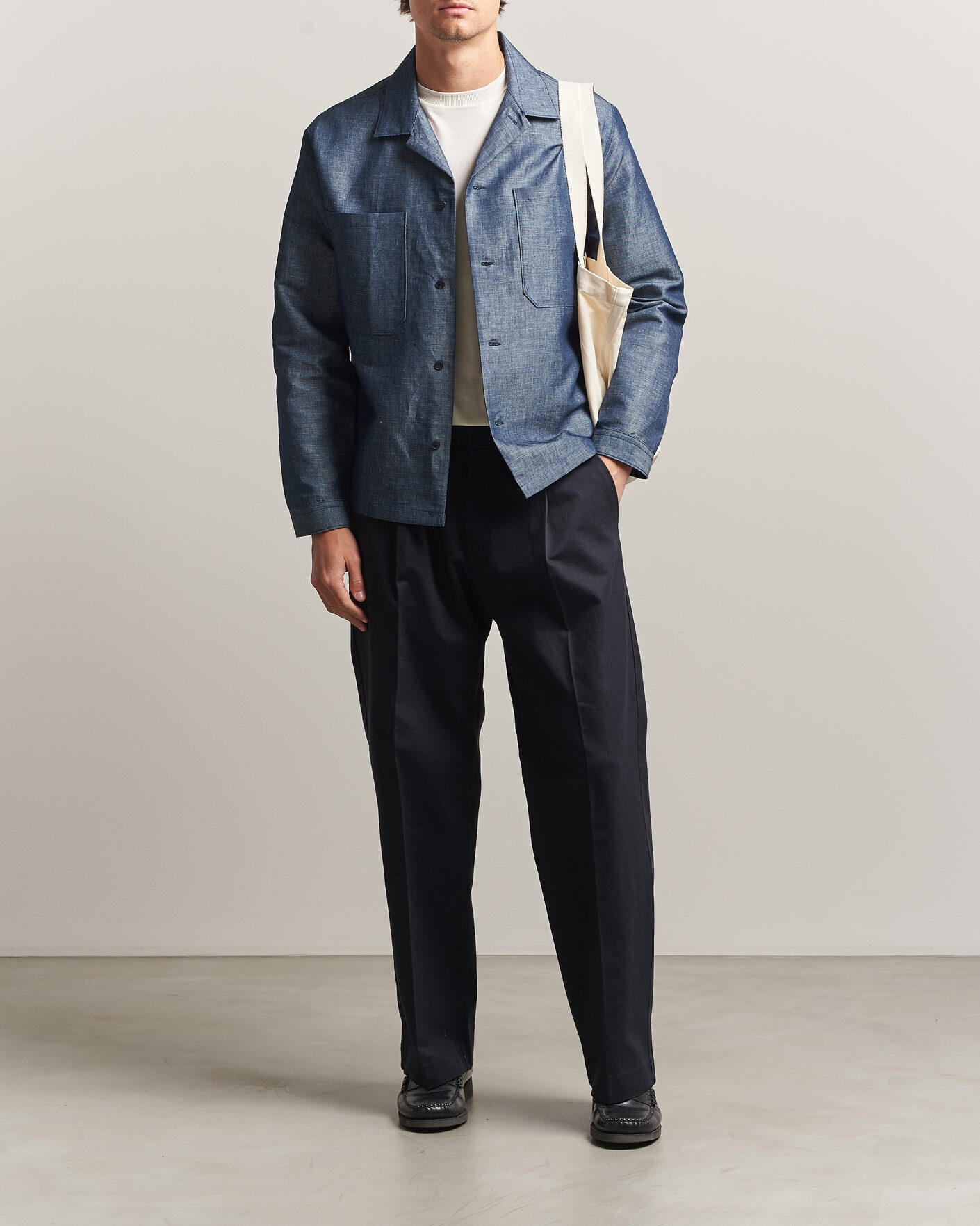 Hombres | Camisas | NN07 | Rob Denim Overshirt Raw Indigo