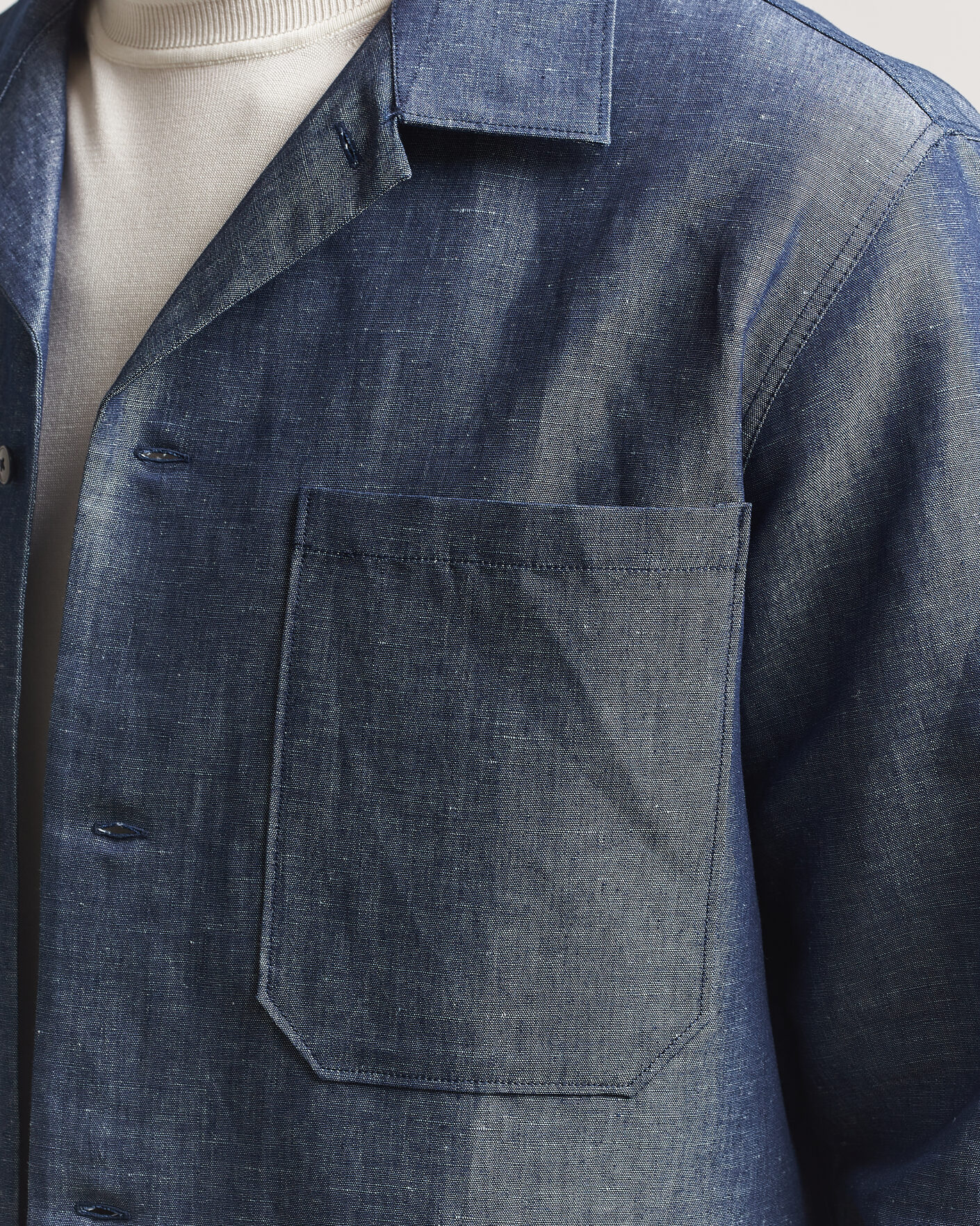 Hombres | Camisas | NN07 | Rob Denim Overshirt Raw Indigo