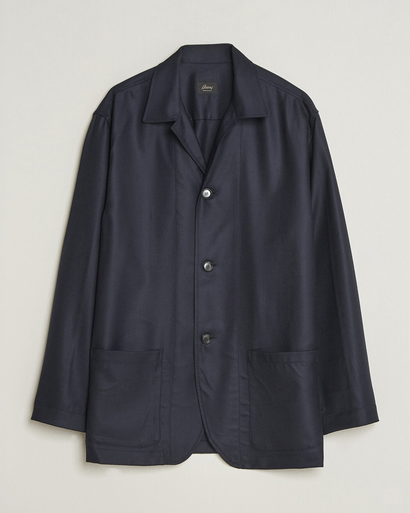 Hombres | Abrigos y chaquetas | Brioni | Wool/Cashmere Shirt Jacket Navy