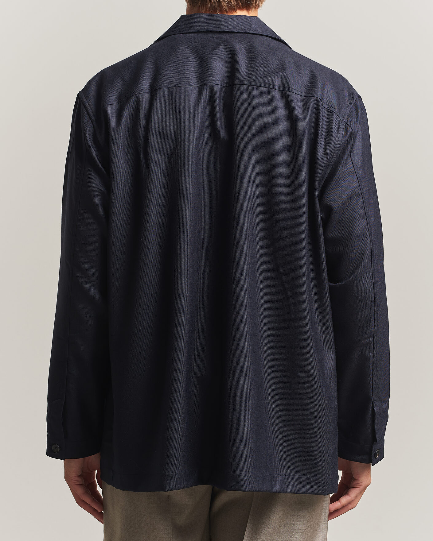 Hombres | Abrigos y chaquetas | Brioni | Wool/Cashmere Shirt Jacket Navy