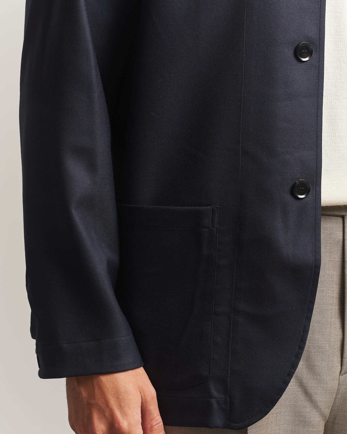 Hombres | Abrigos y chaquetas | Brioni | Wool/Cashmere Shirt Jacket Navy