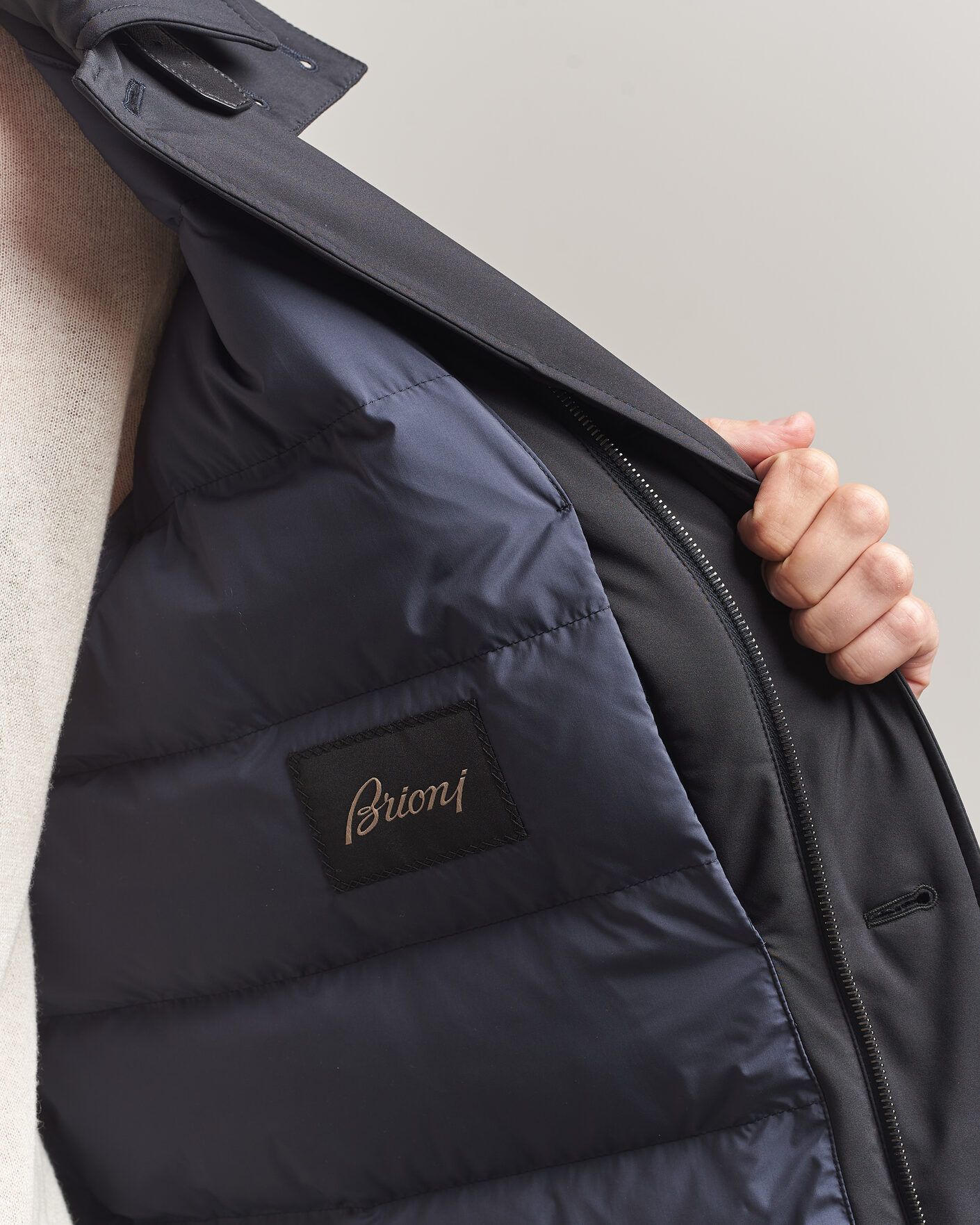 Hombres | Abrigos y chaquetas | Brioni | Performa Down Coat Navy
