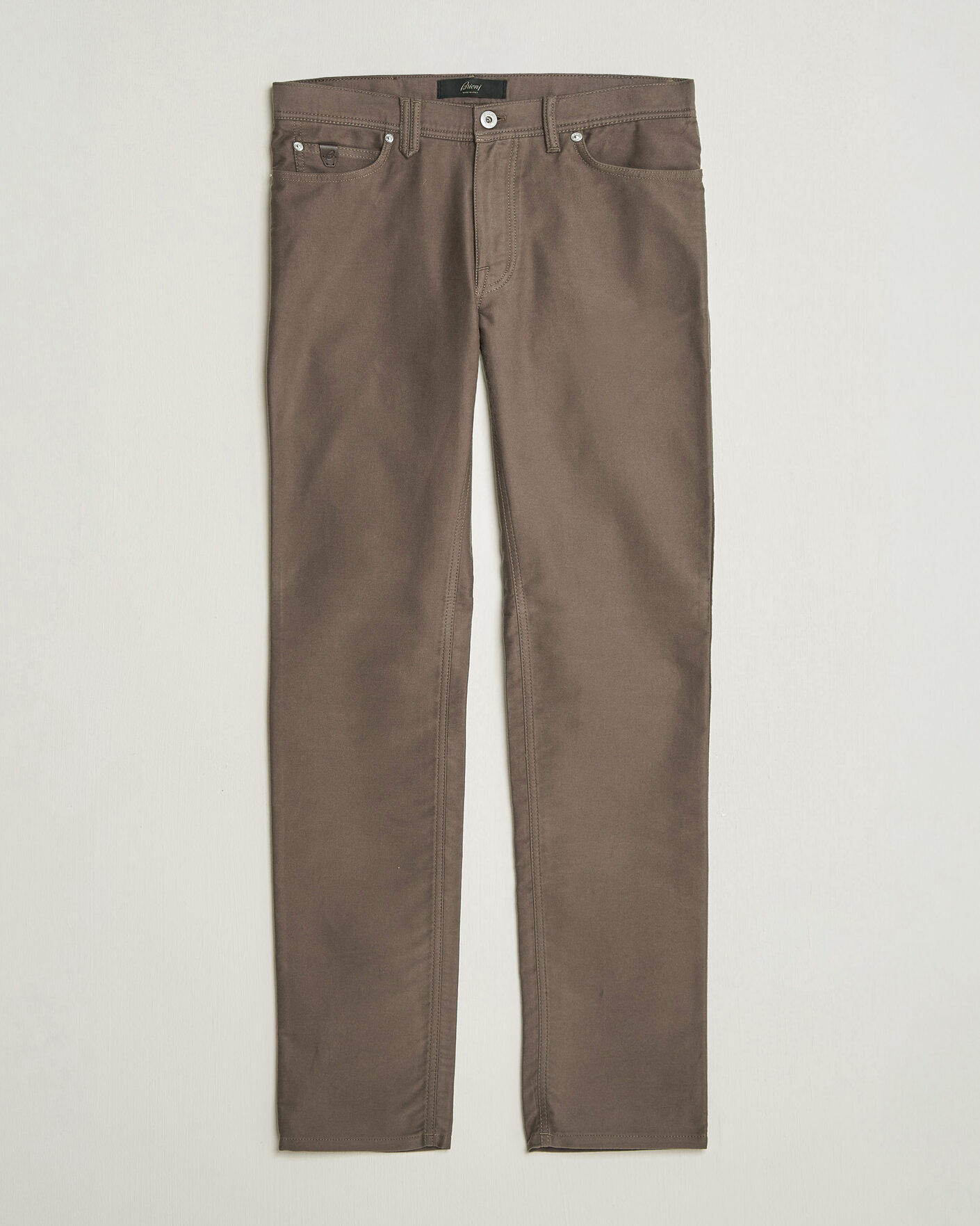 Hombres | Pantalones | Brioni | 5-Pocket Moleskine Pants Grey