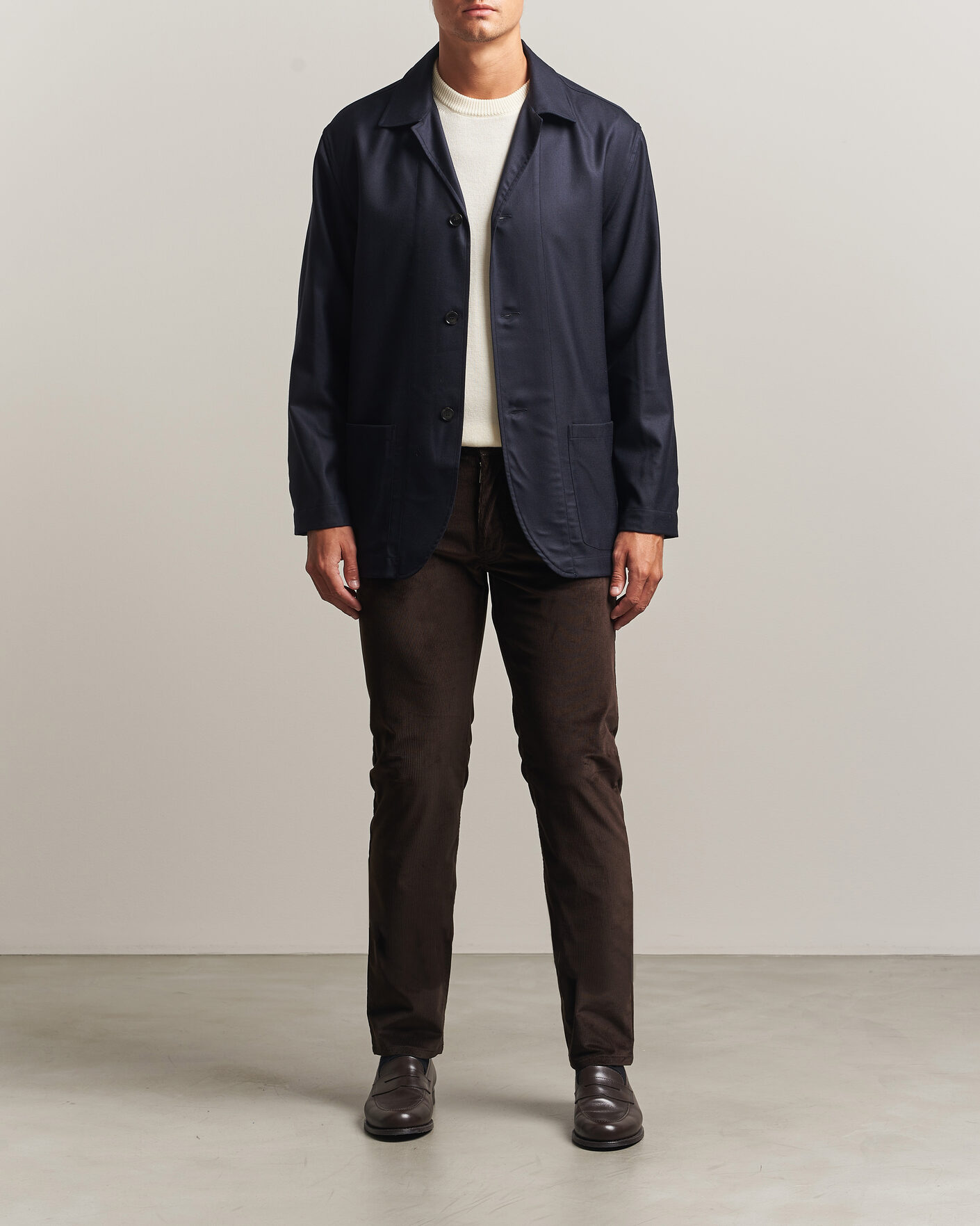 Hombres | Pantalones | Brioni | 5-Pocket Corduroy Pants Dark Brown