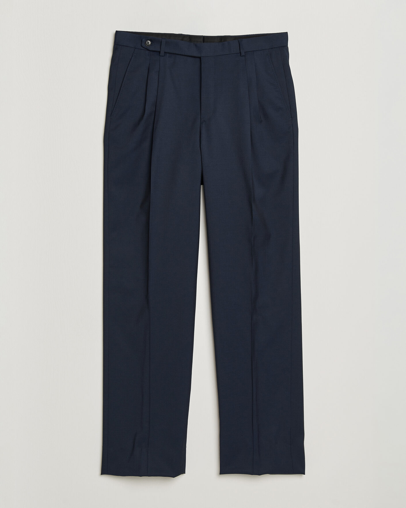 Hombres | Pantalones | Brioni | Capri Wool Trousers Navy