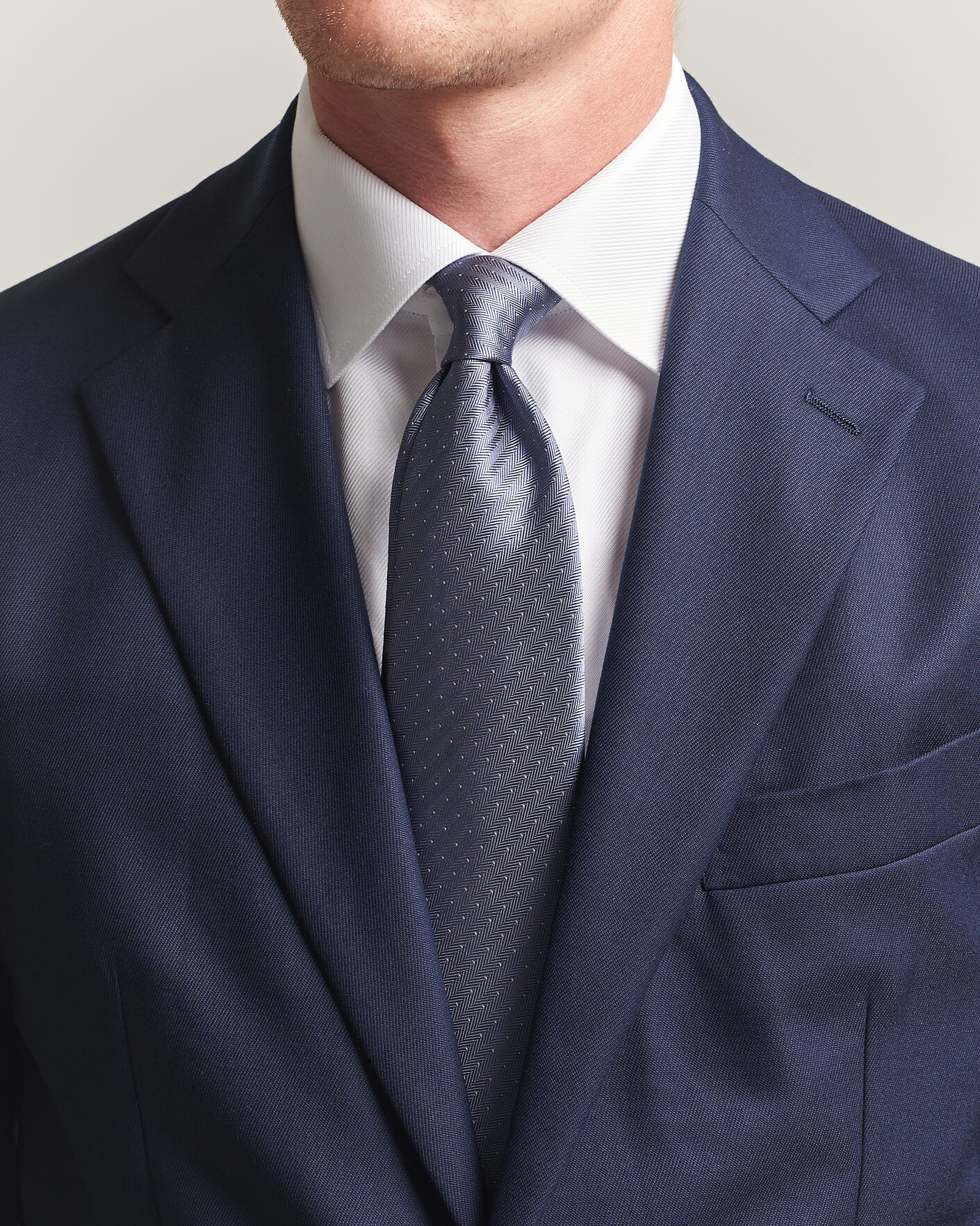 Hombres | Corbatas | Brioni | Jacquard Dot Silk Tie Light Blue