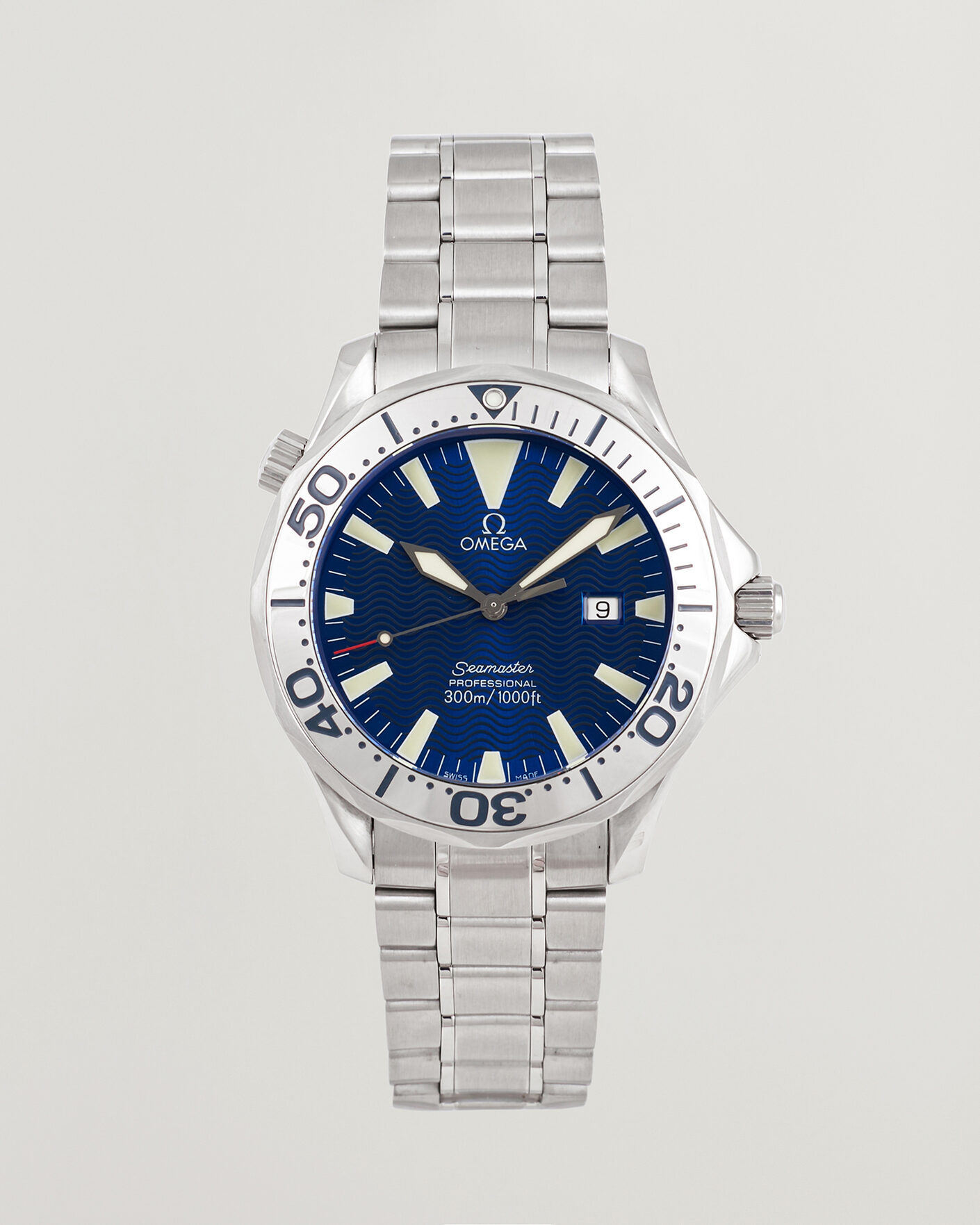 Hombres | Pre-Owned & Vintage Watches | Omega Pre-Owned | Seamaster 300M Electric Blue