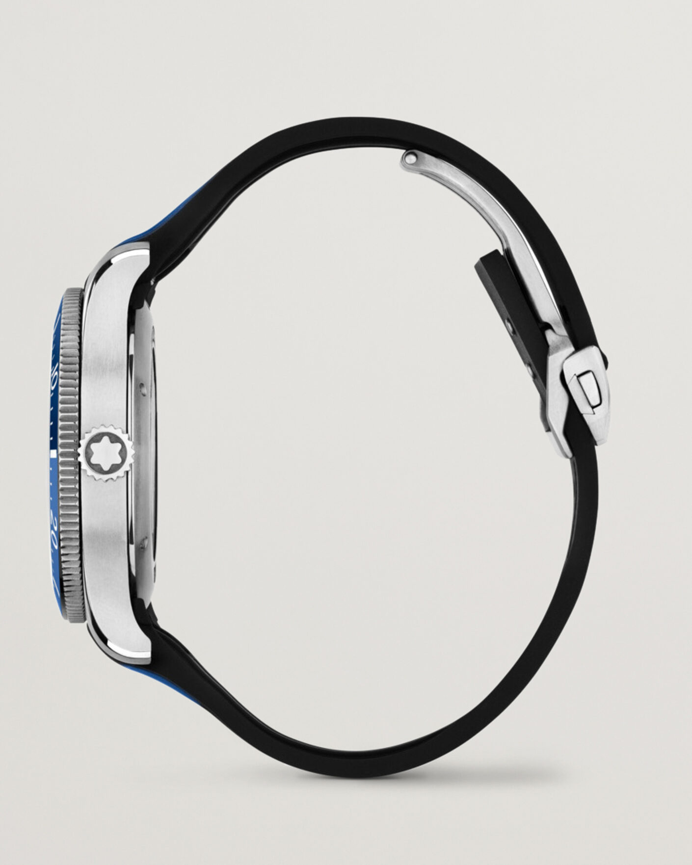 Hombres | Montblanc Iced Sea Automatic Date Rubber Strap Blue | Montblanc | Iced Sea Automatic Date Rubber Strap Blue