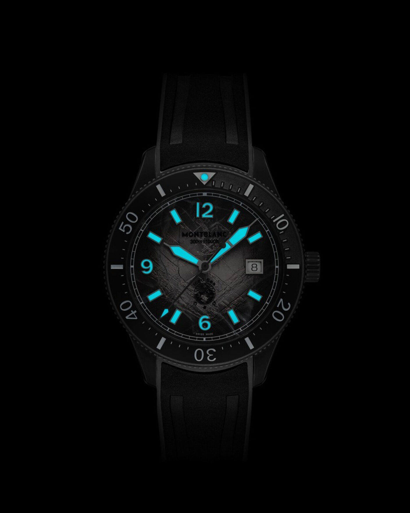 Hombres | Montblanc Iced Sea Automatic Date 0 Oxygen Grey | Montblanc | Iced Sea Automatic Date 0 Oxygen Grey