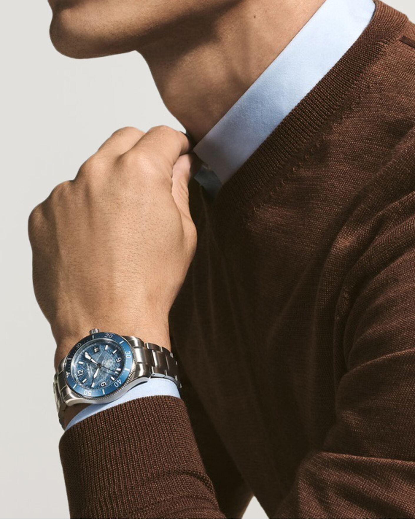 Hombres | Montblanc Iced Sea Automatic Date 0 Oxygen Light Blue | Montblanc | Iced Sea Automatic Date 0 Oxygen Light Blue