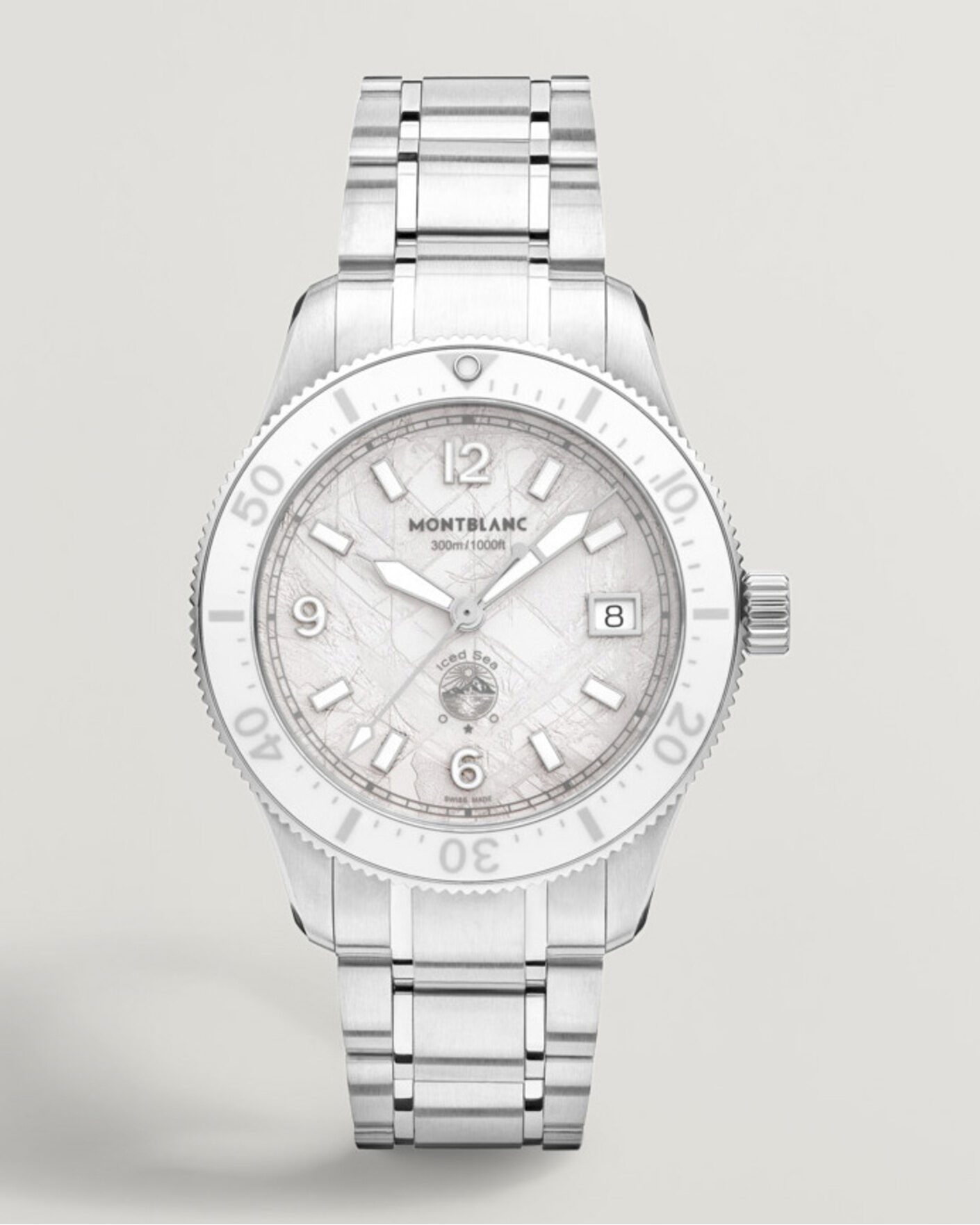 Hombres | Montblanc Iced Sea Automatic Date 0 Oxygen White | Montblanc | Iced Sea Automatic Date 0 Oxygen White