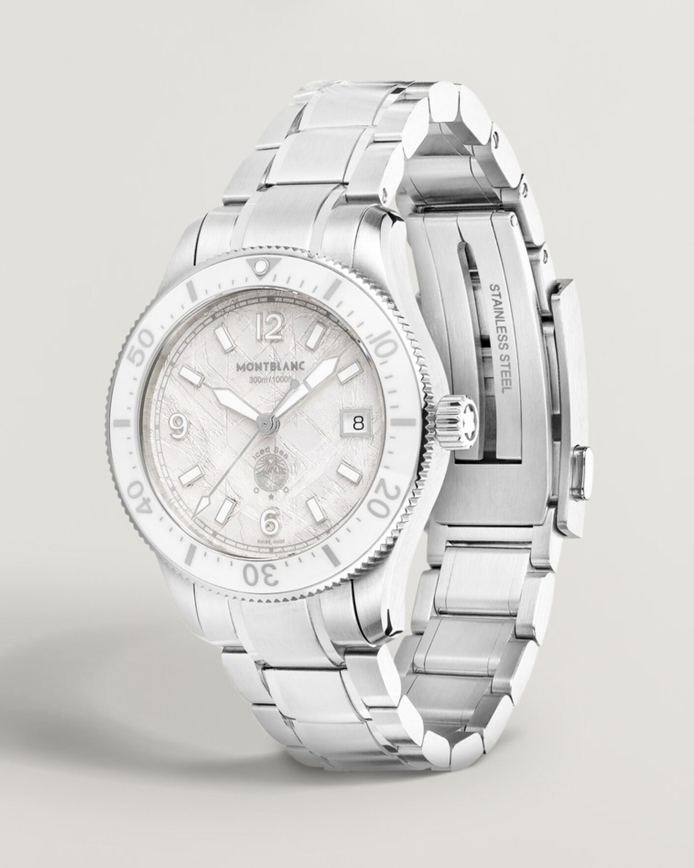 Hombres | Montblanc Iced Sea Automatic Date 0 Oxygen White | Montblanc | Iced Sea Automatic Date 0 Oxygen White