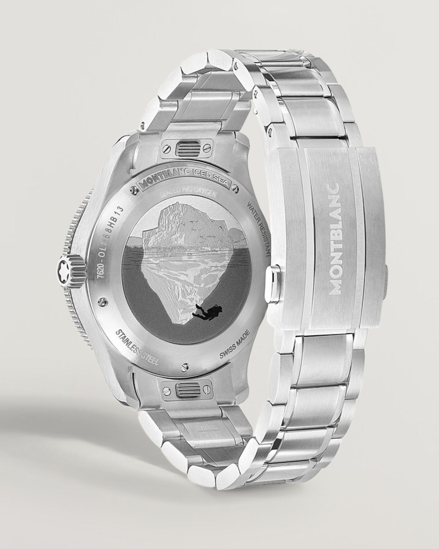 Hombres | Montblanc Iced Sea Automatic Date 0 Oxygen White | Montblanc | Iced Sea Automatic Date 0 Oxygen White
