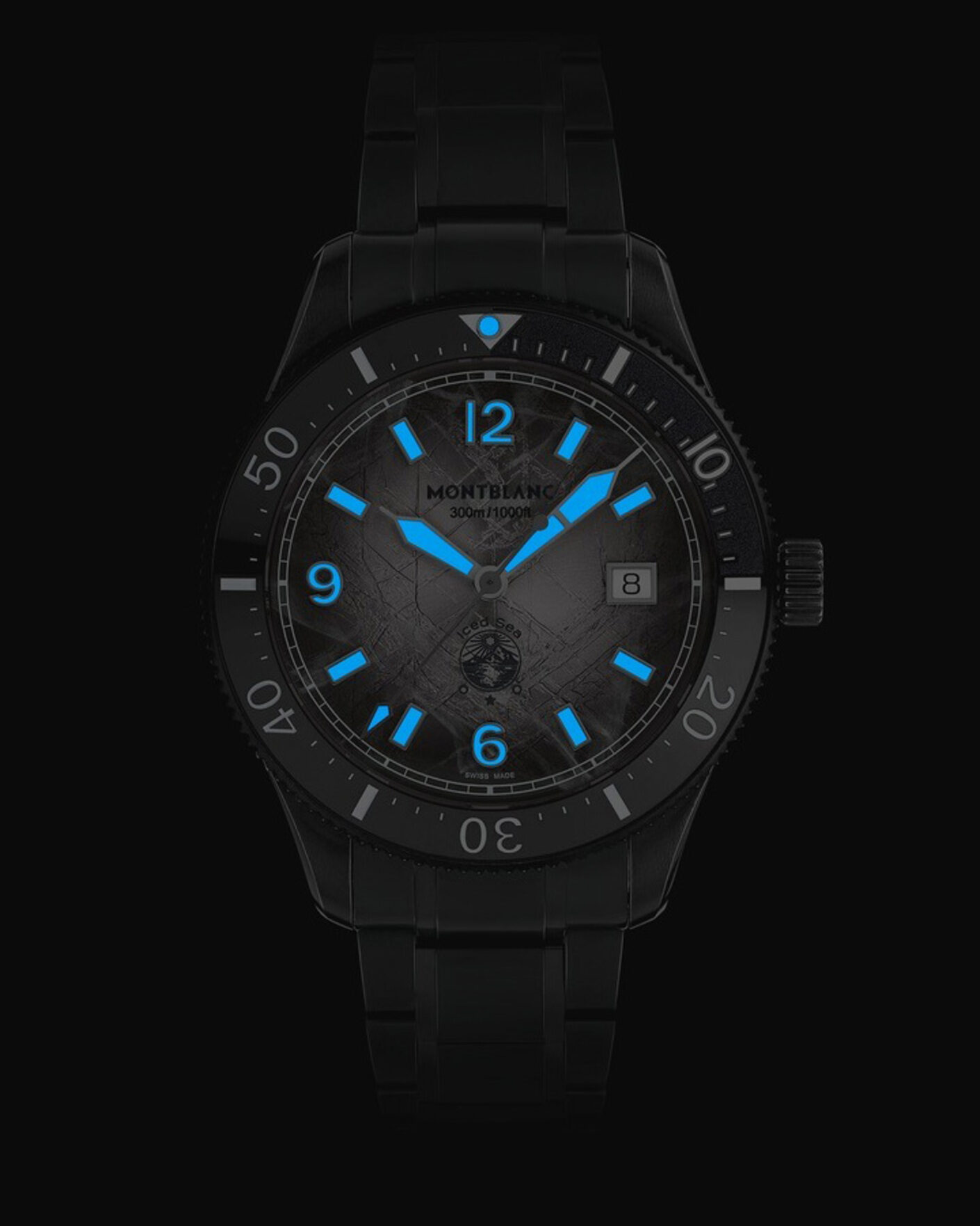 Hombres | Montblanc Iced Sea Automatic Date 0 Oxygen Grey | Montblanc | Iced Sea Automatic Date 0 Oxygen Grey