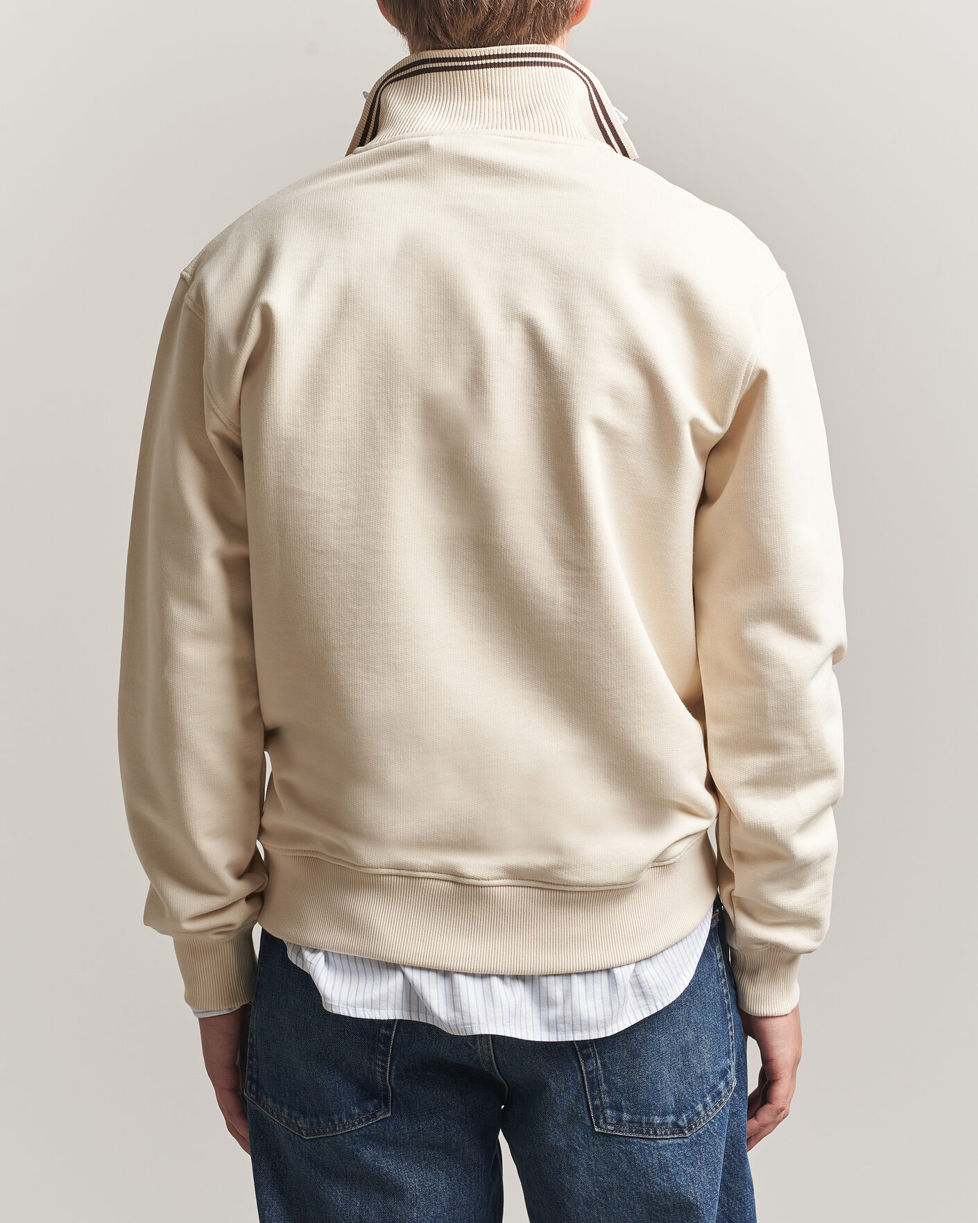 Hombres | Jerséis y prendas de punto | Drôle de Monsieur | Tipped Rugger Light Sand