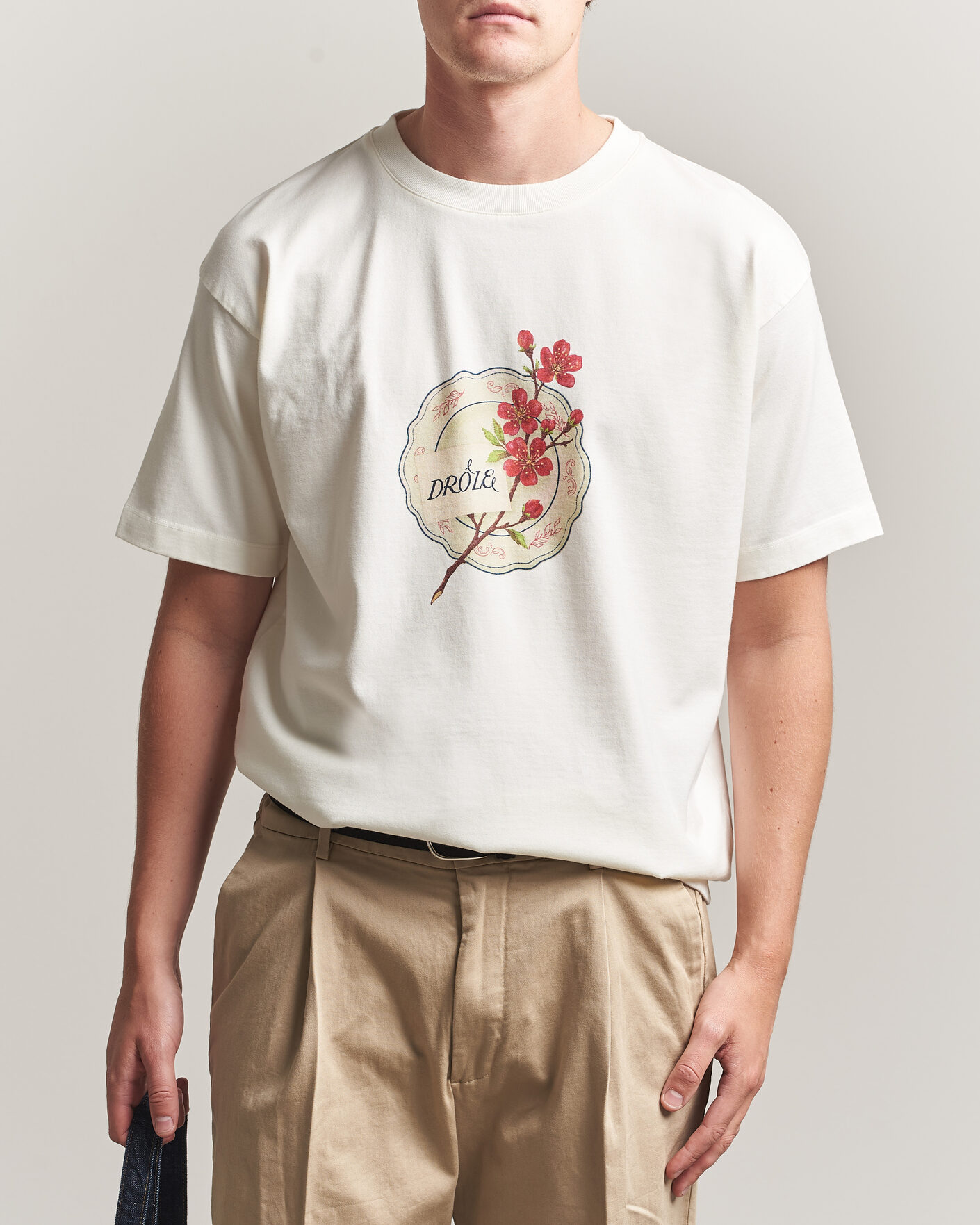 Hombres | Camisetas | Drôle de Monsieur | Porcelaine T-shirt Off White