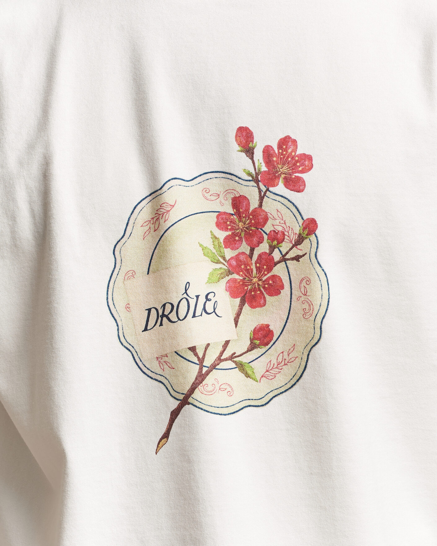 Hombres | Camisetas | Drôle de Monsieur | Porcelaine T-shirt Off White