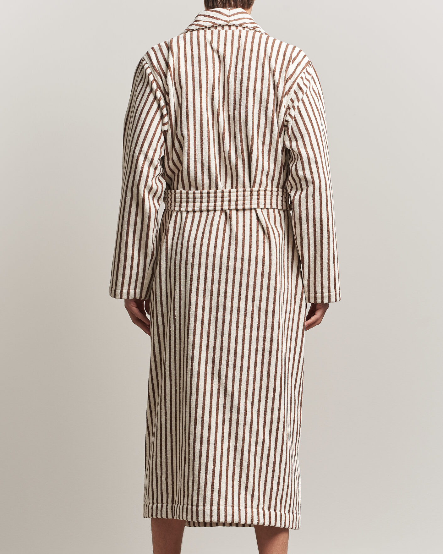 Hombres | Pijamas y batas | Tekla | Organic Terry Classic Bathrobe Kodiak Stripes