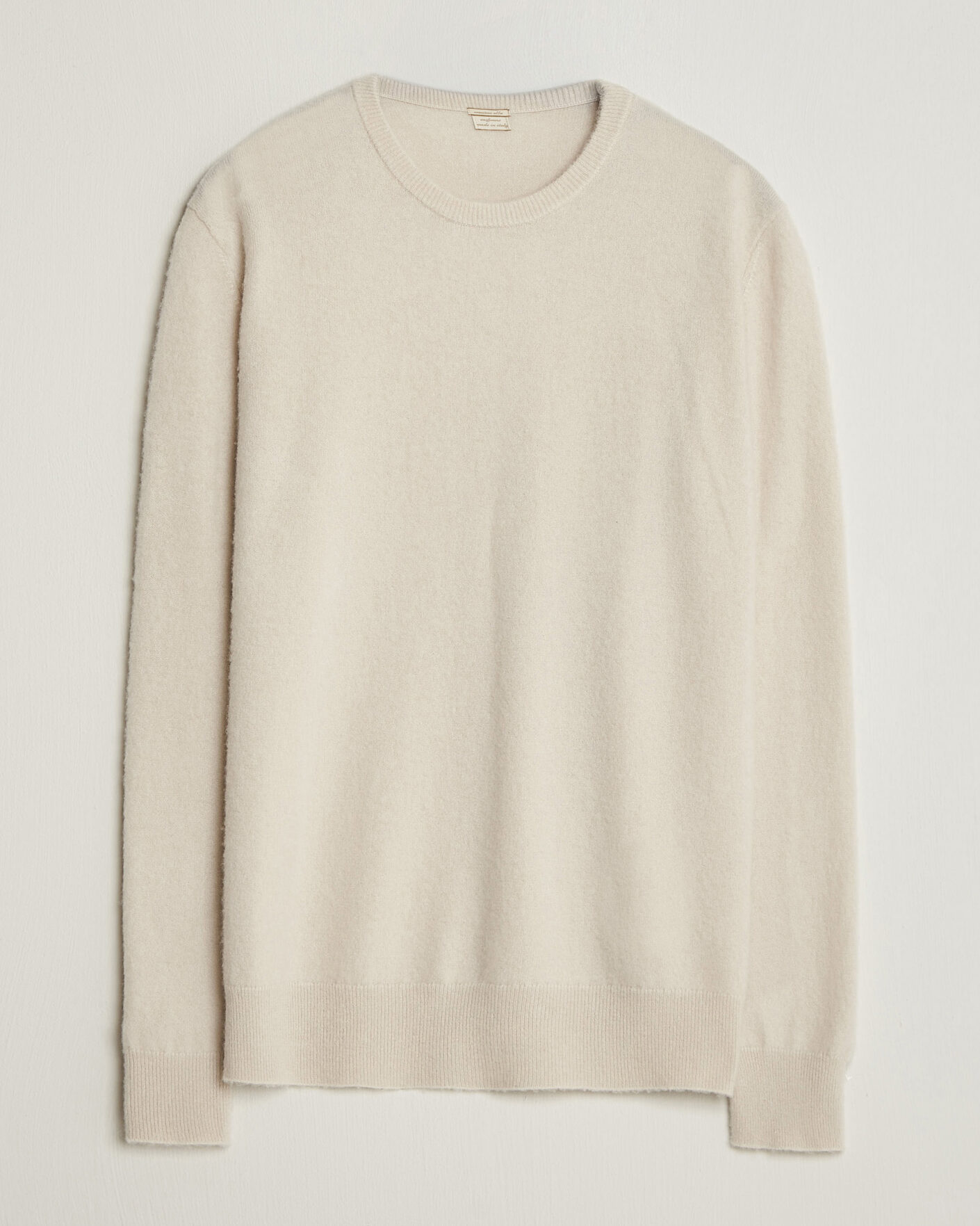 Hombres | Jerséis y prendas de punto | Massimo Alba | Kane Brushed Cashmere Sweater Magnolia