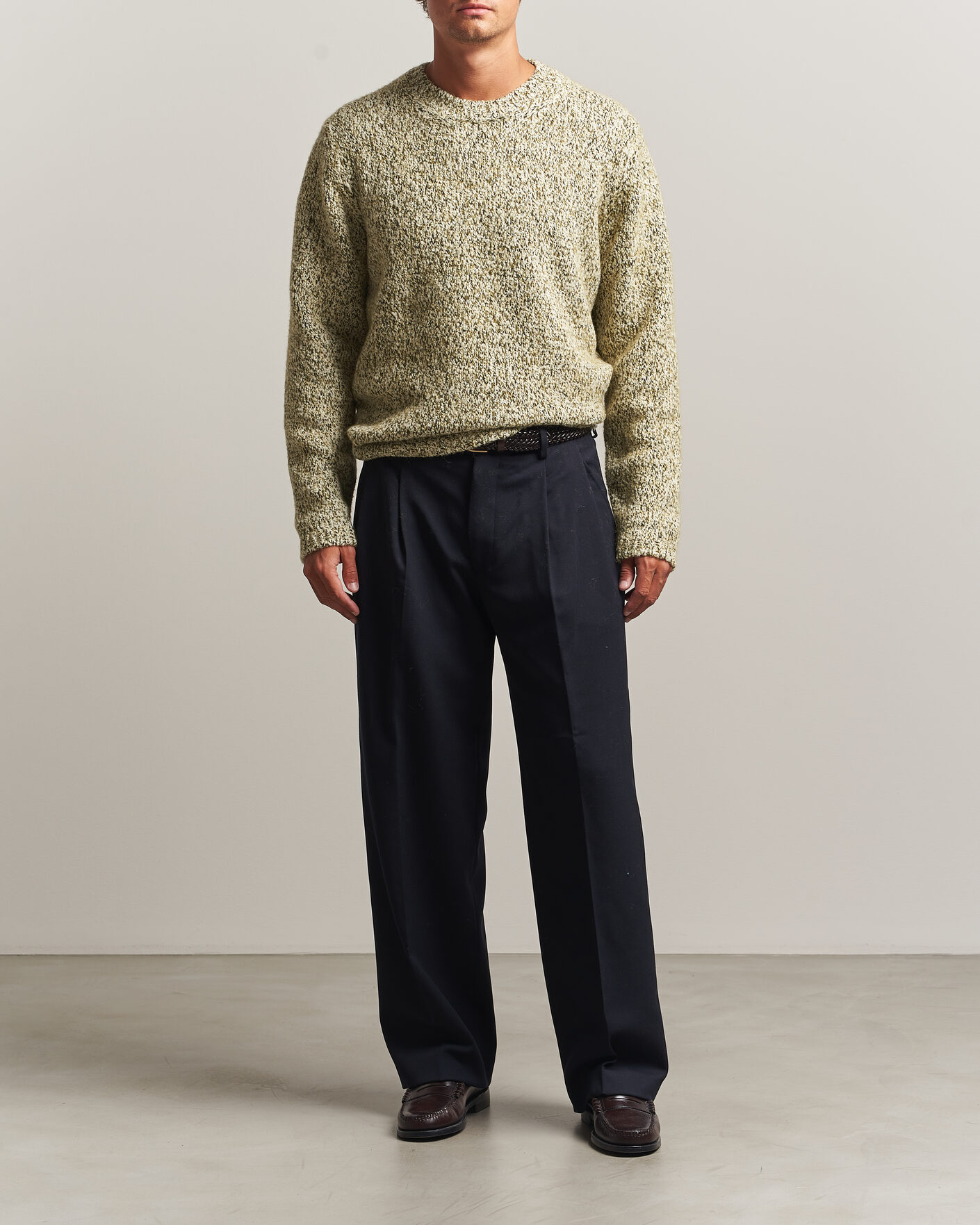 Hombres | Jerséis y prendas de punto | Massimo Alba | Chad Mouline Sweater Olive