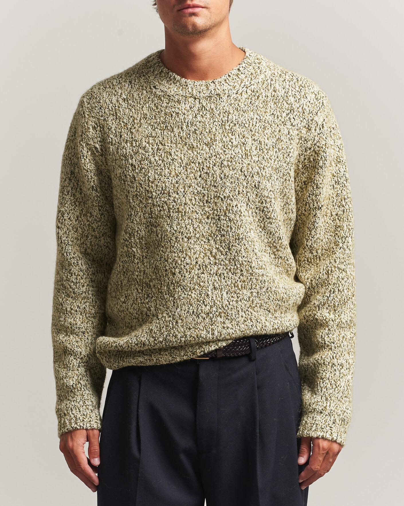 Hombres | Jerséis y prendas de punto | Massimo Alba | Chad Mouline Sweater Olive