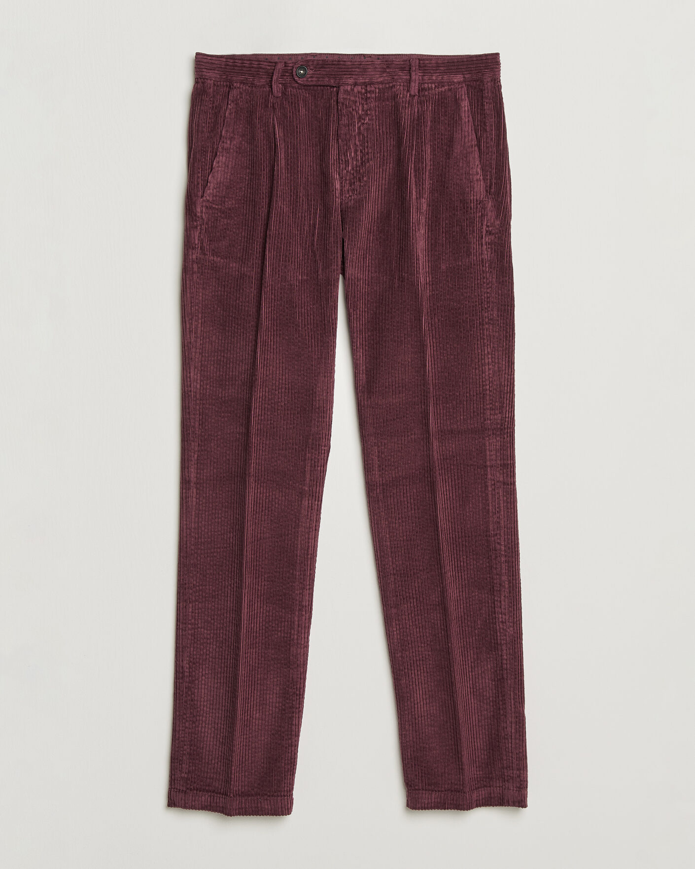 Hombres | Pantalones | Massimo Alba | Ionio Pleated Corduroy Pants Rose Brown