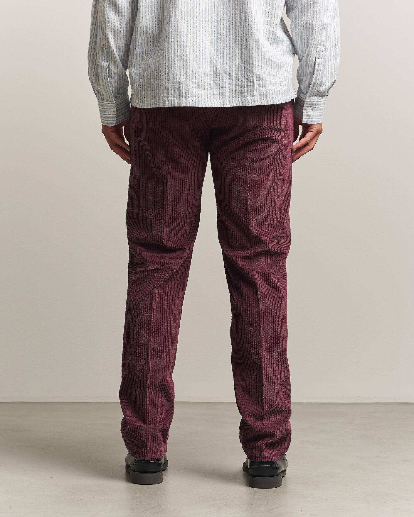 Hombres | Pantalones | Massimo Alba | Ionio Pleated Corduroy Pants Rose Brown