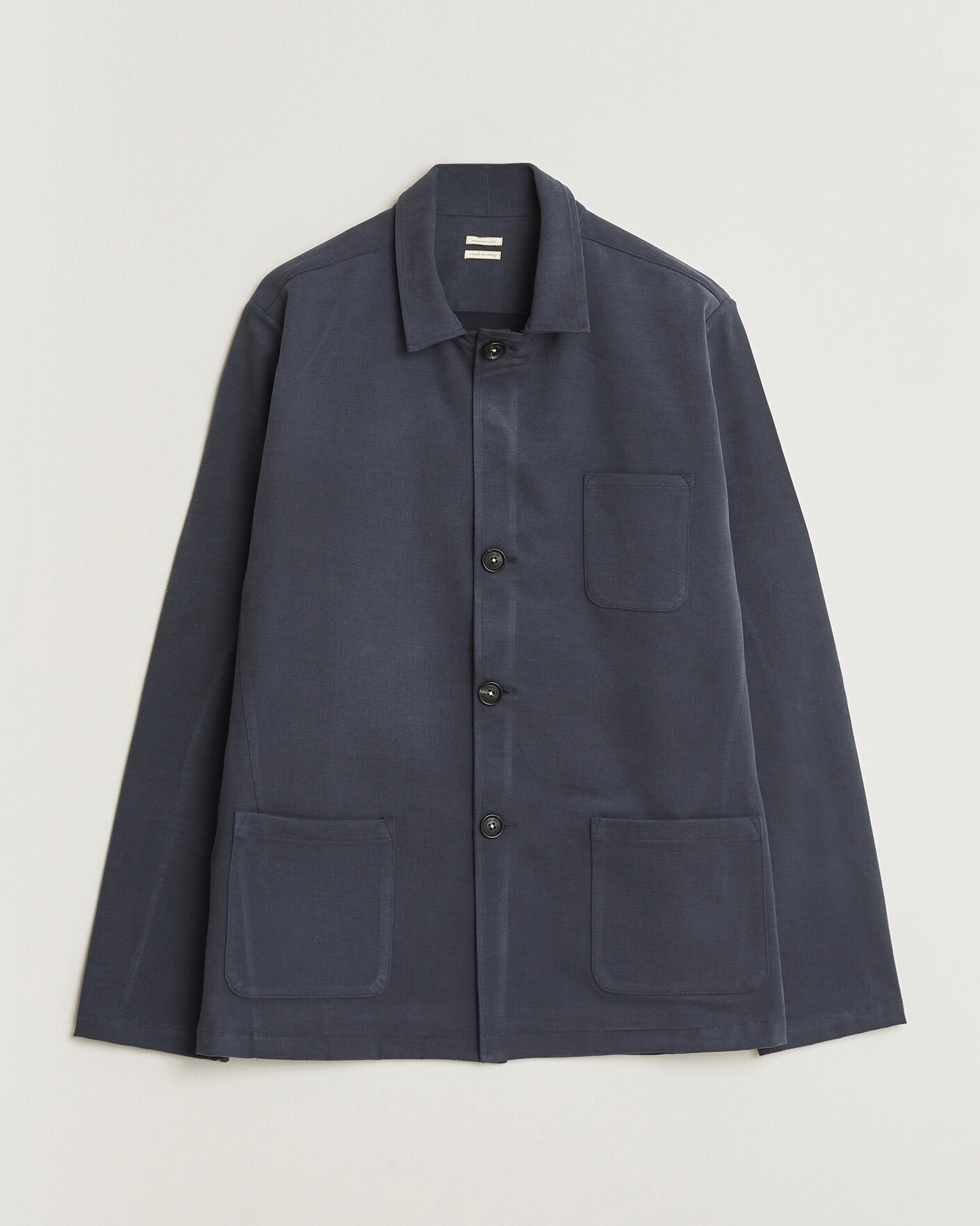 Hombres | Abrigos y chaquetas | Massimo Alba | Florida Brushed Cotton Jacket Navy