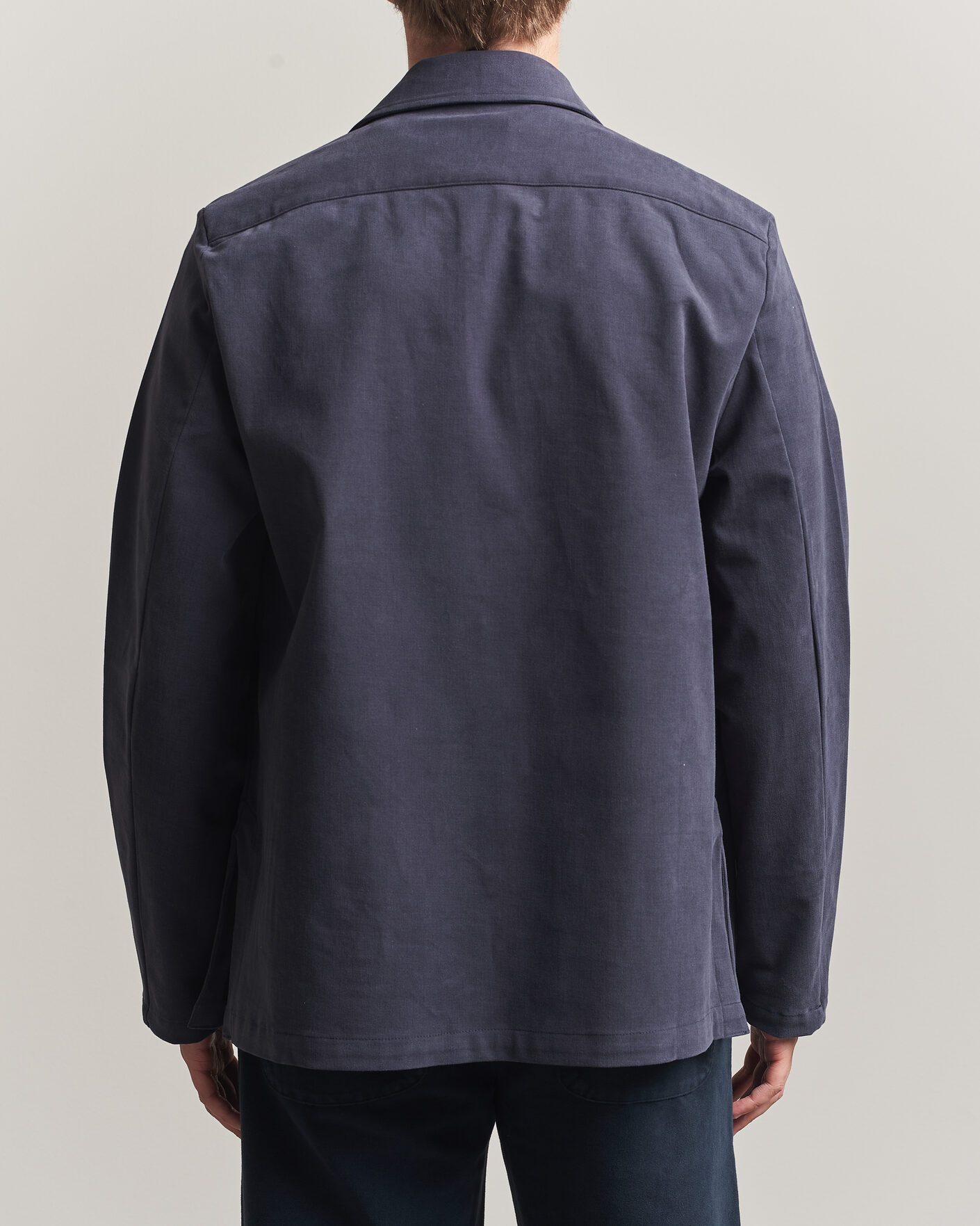 Hombres | Abrigos y chaquetas | Massimo Alba | Florida Brushed Cotton Jacket Navy