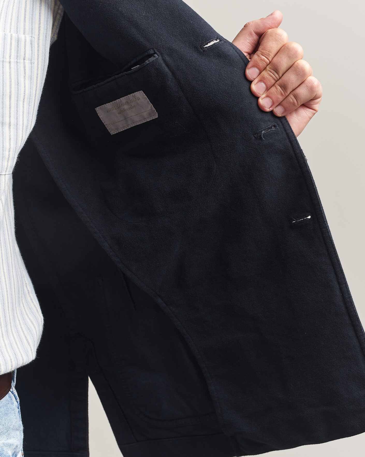 Hombres | Blazers | Massimo Alba | Baglietto Moleskine Jacket Navy