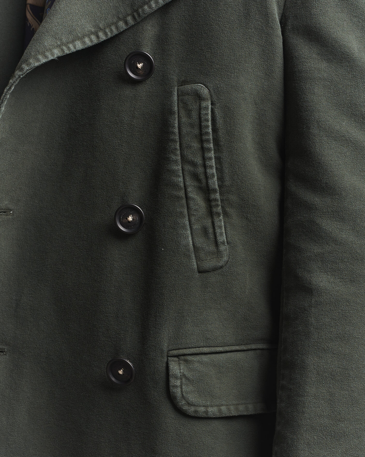 Hombres | Abrigos y chaquetas | Massimo Alba | Moleskine Peacoat Forest Night