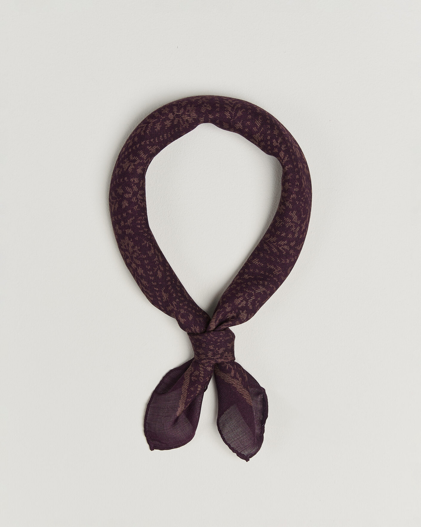 Hombres | Bufandas elegantes | Massimo Alba | Cashmere/Silk Bandana Burgundy