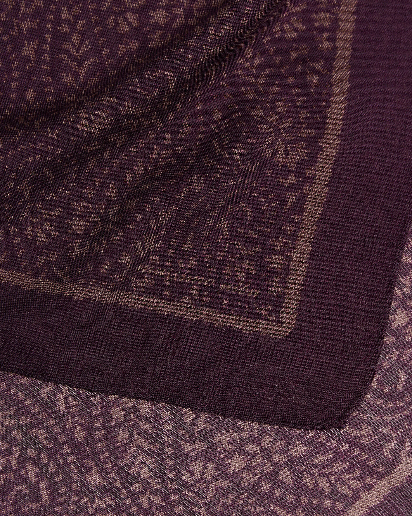 Hombres | Bufandas elegantes | Massimo Alba | Cashmere/Silk Bandana Burgundy