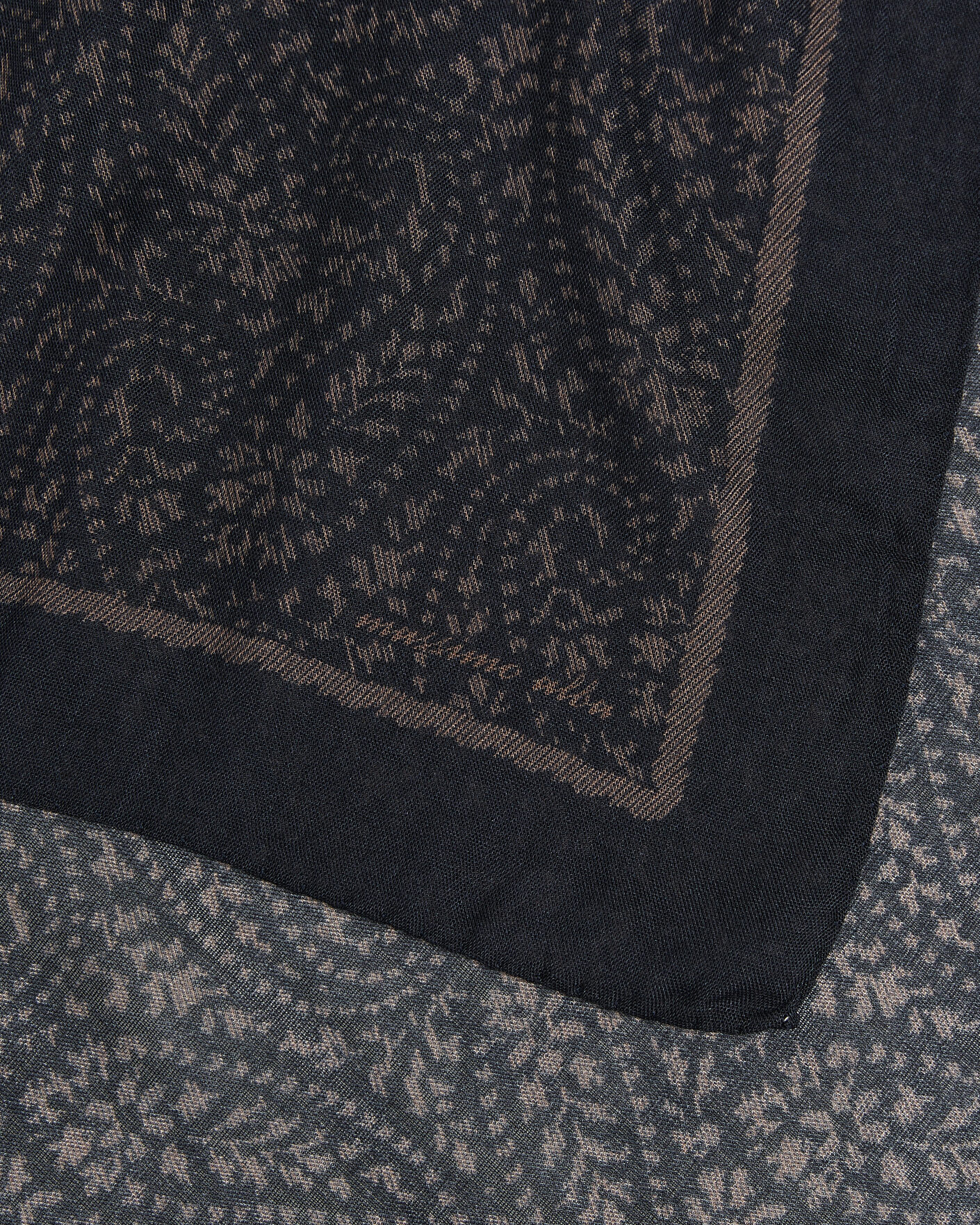 Hombres | Bufandas elegantes | Massimo Alba | Cashmere/Silk Bandana Navy