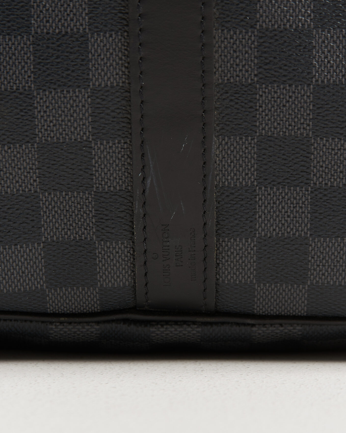 Hombres | Pre-Owned & Vintage Bags | Louis Vuitton Pre-Owned | Keepall 55 Bandouliére Damier Graphite